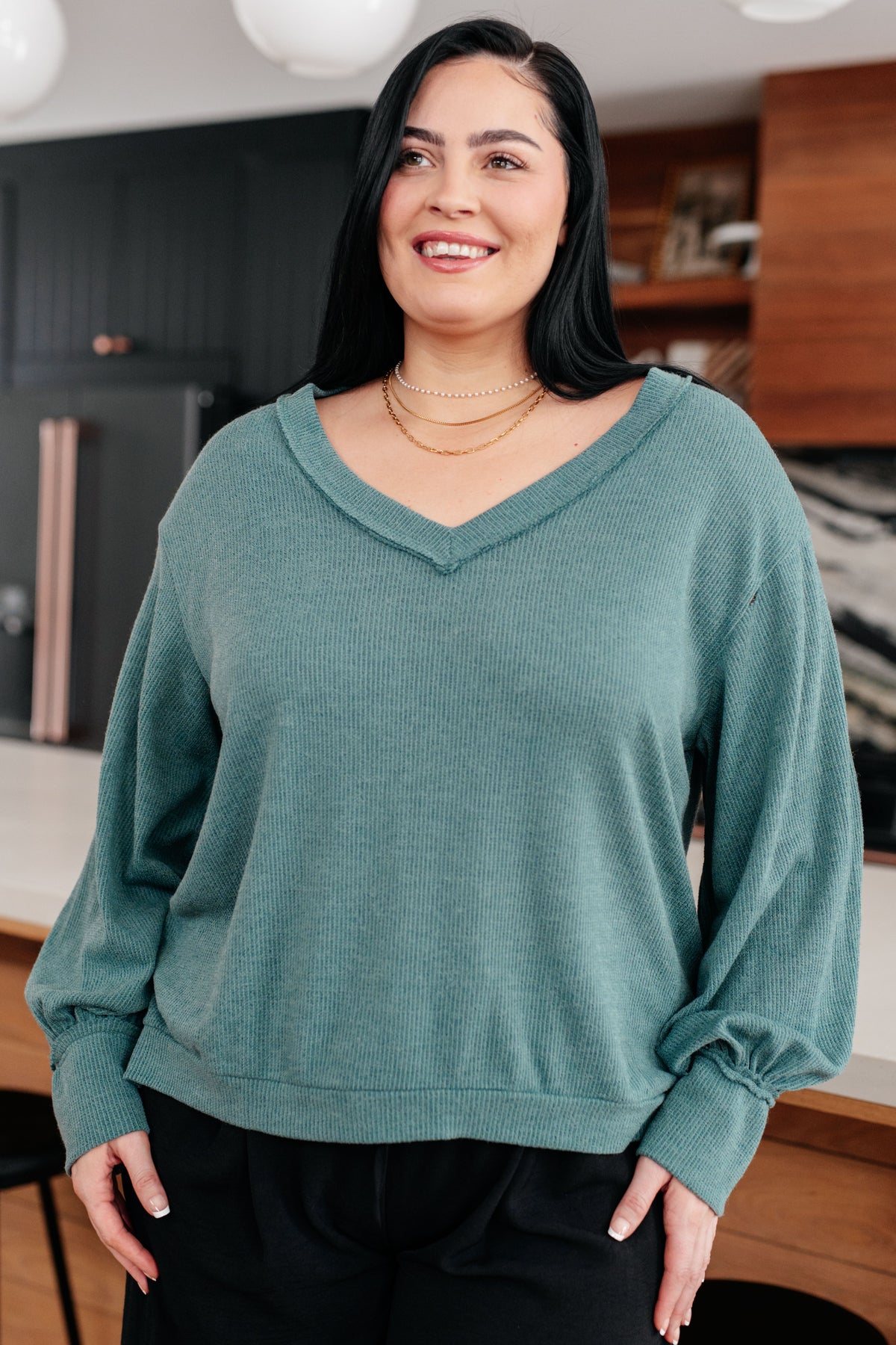 Doesn't Compare V-Neck Top - 12/11/2025