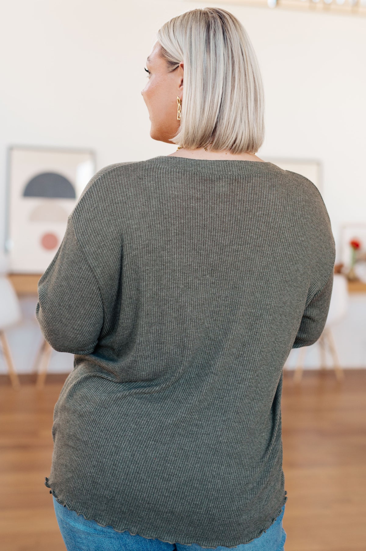 Don't Be Careless Ribbed Knit Top - 10/16/2025