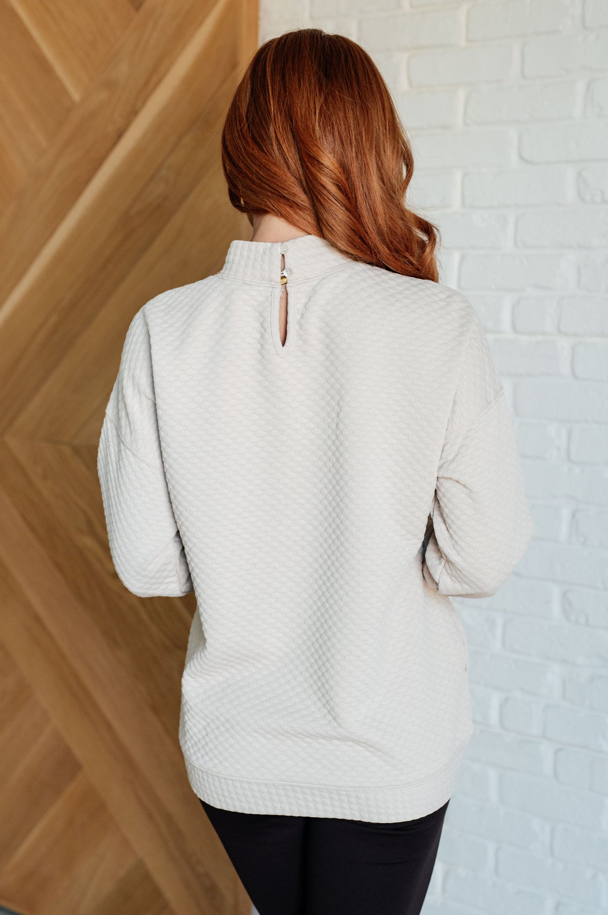 Don't Change Anything Mock Neck Pullover - 10/16/2025