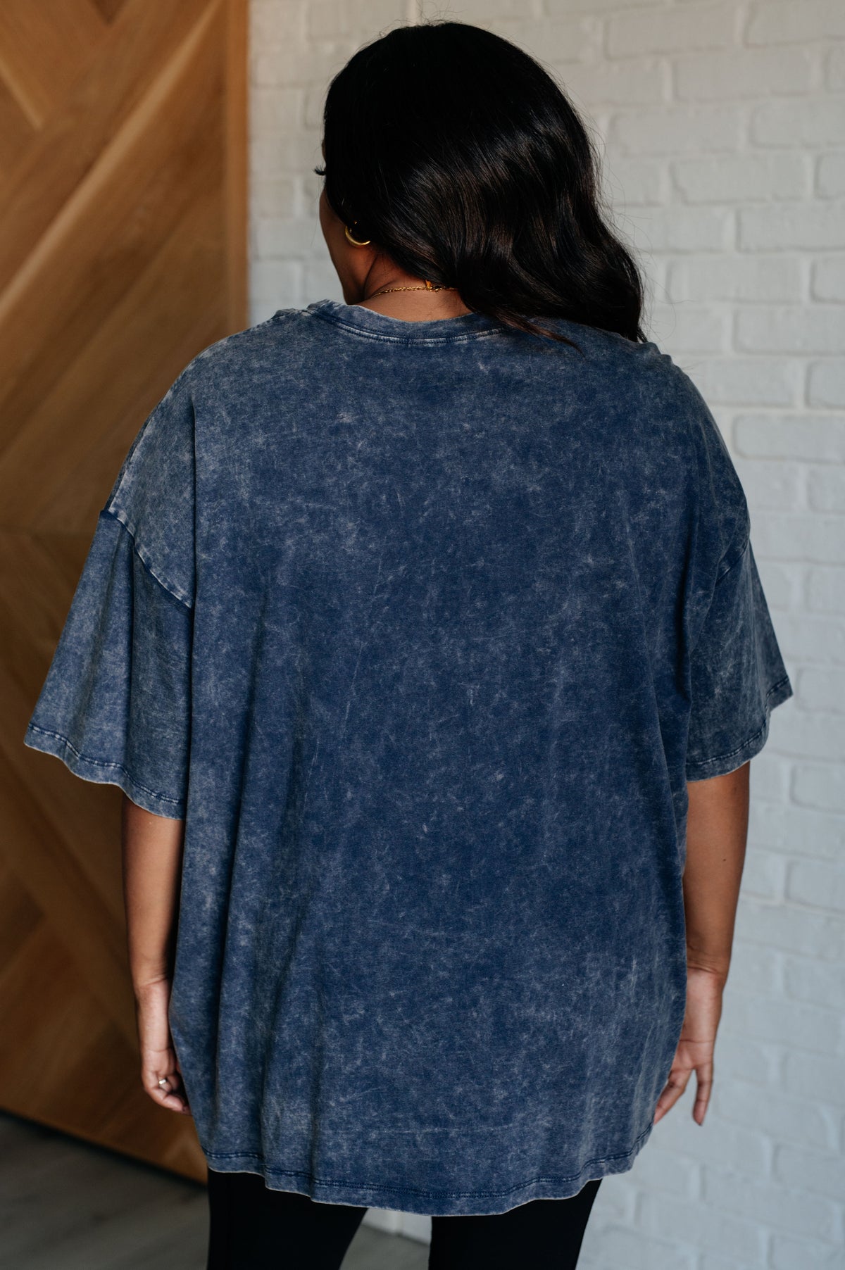 Don't Mind Me Mineral Wash Drop Shoulder Tee in Blackberry - 10/9/2024