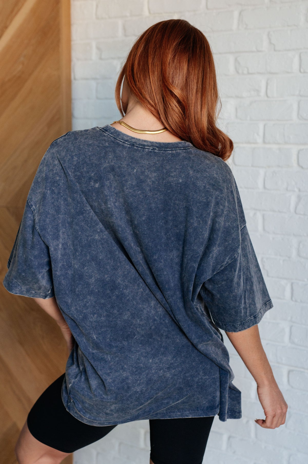 Don't Mind Me Mineral Wash Drop Shoulder Tee in Blackberry - 10/9/2024