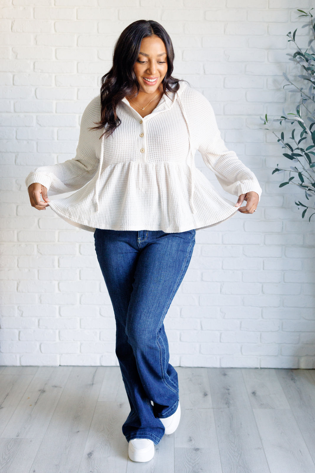 Don't Waffle About Waffle Knit Hoodie - 1/22/2026