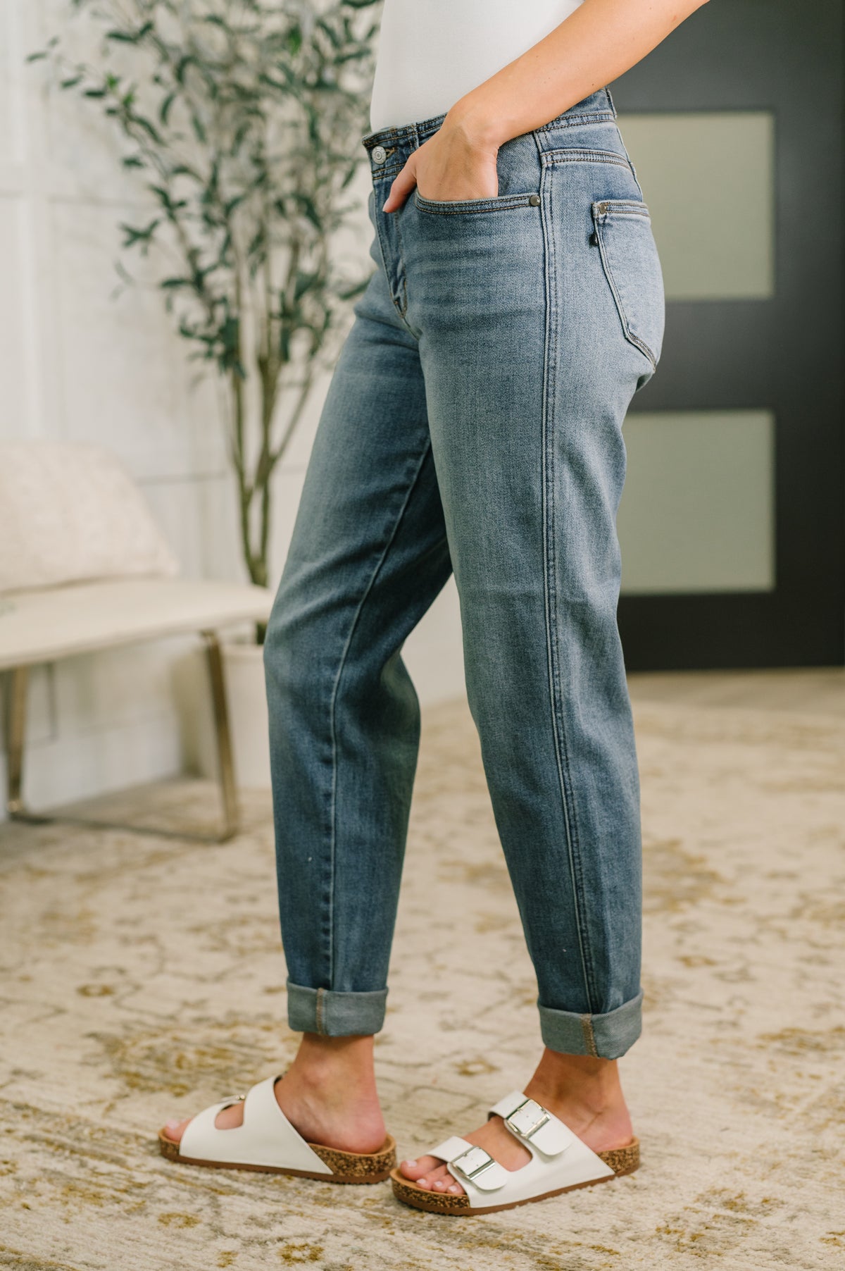 Doris Mid Rise Boyfriend with Adjustable Back Tab + Hollywood WB - 4/29/2026 NEW