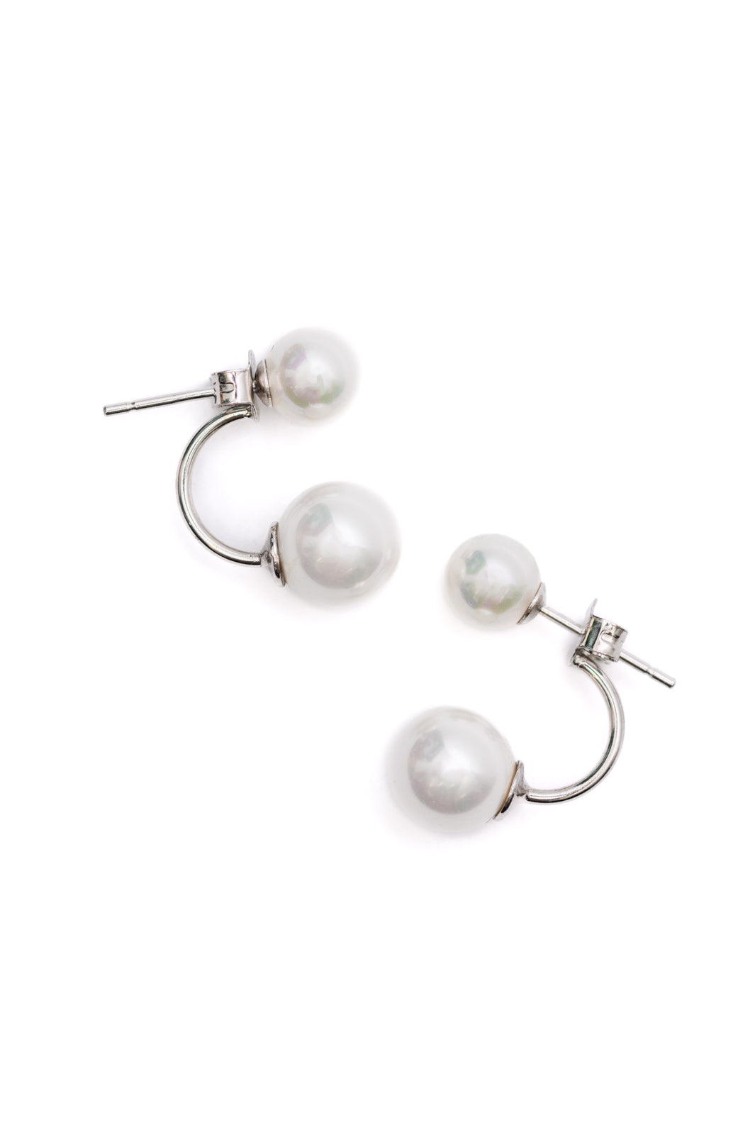 Double Pearl Stud Earrings - 11/22/2024