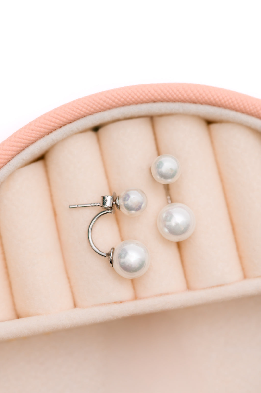 Double Pearl Stud Earrings - 11/22/2024