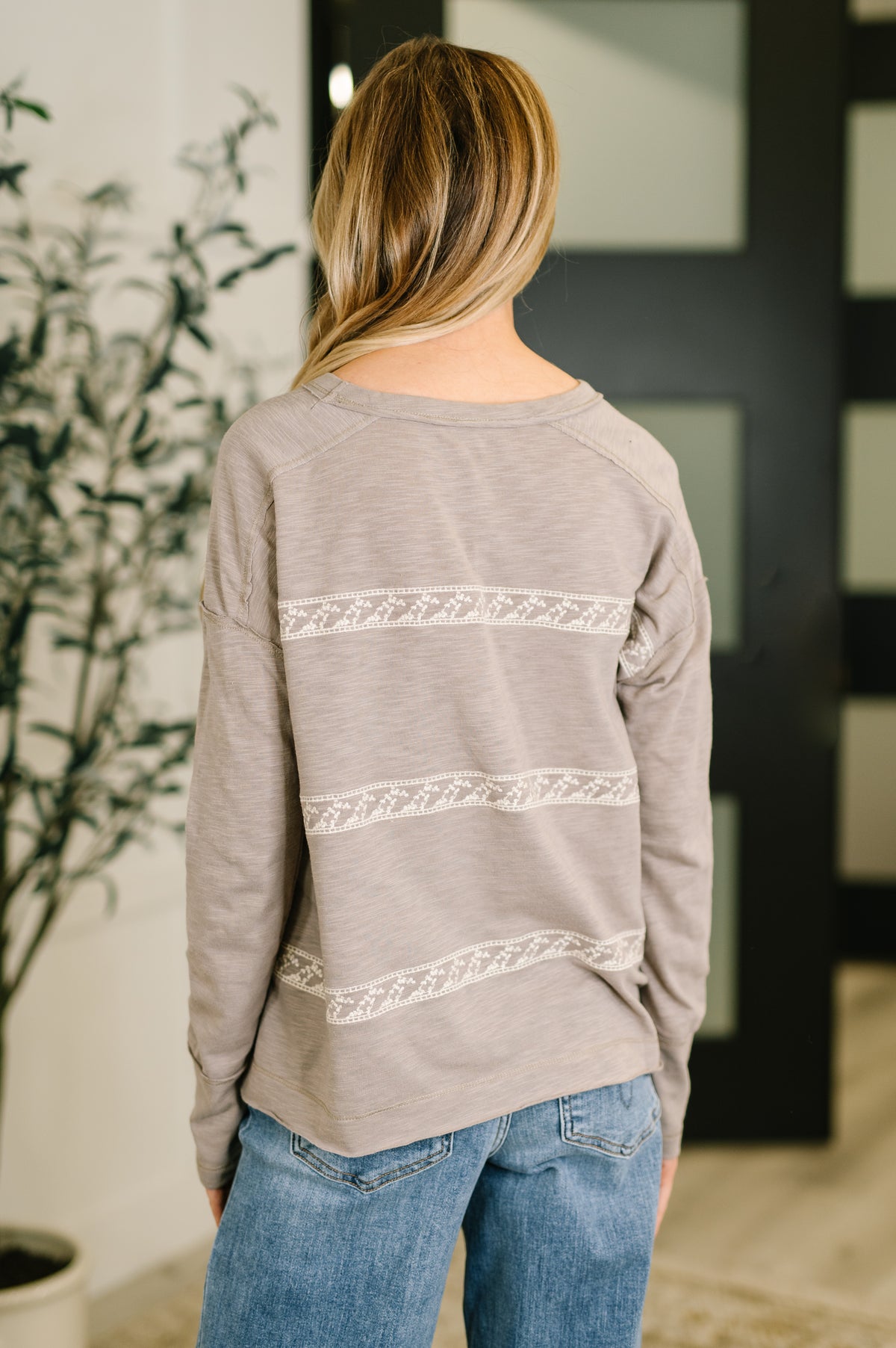 Down to Every Detail Drop Shoulder Long Sleeve in Stone Taupe - 1/6/2026