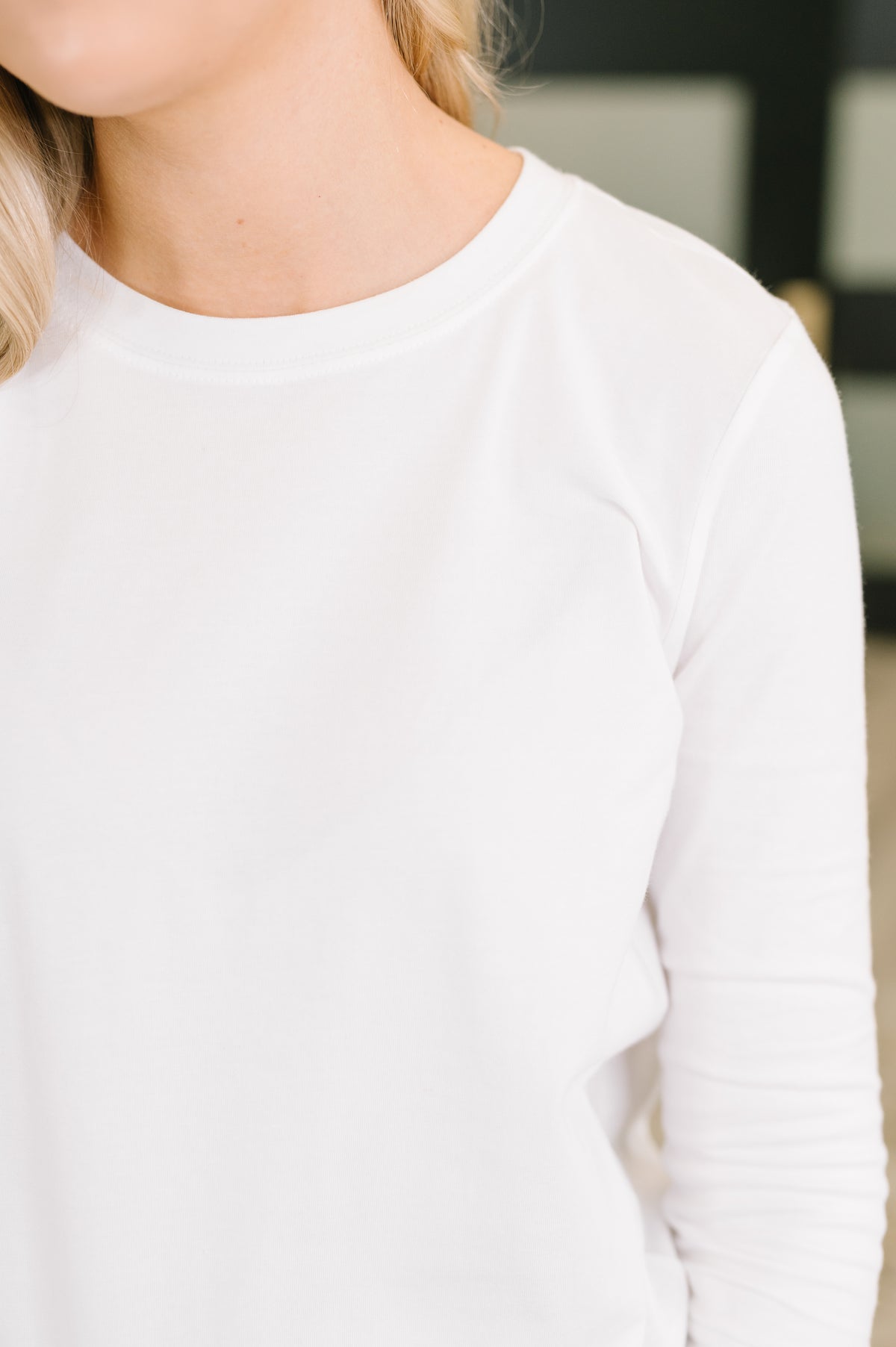 Down to the Basics Long Sleeve Top in White - 9/29/2026