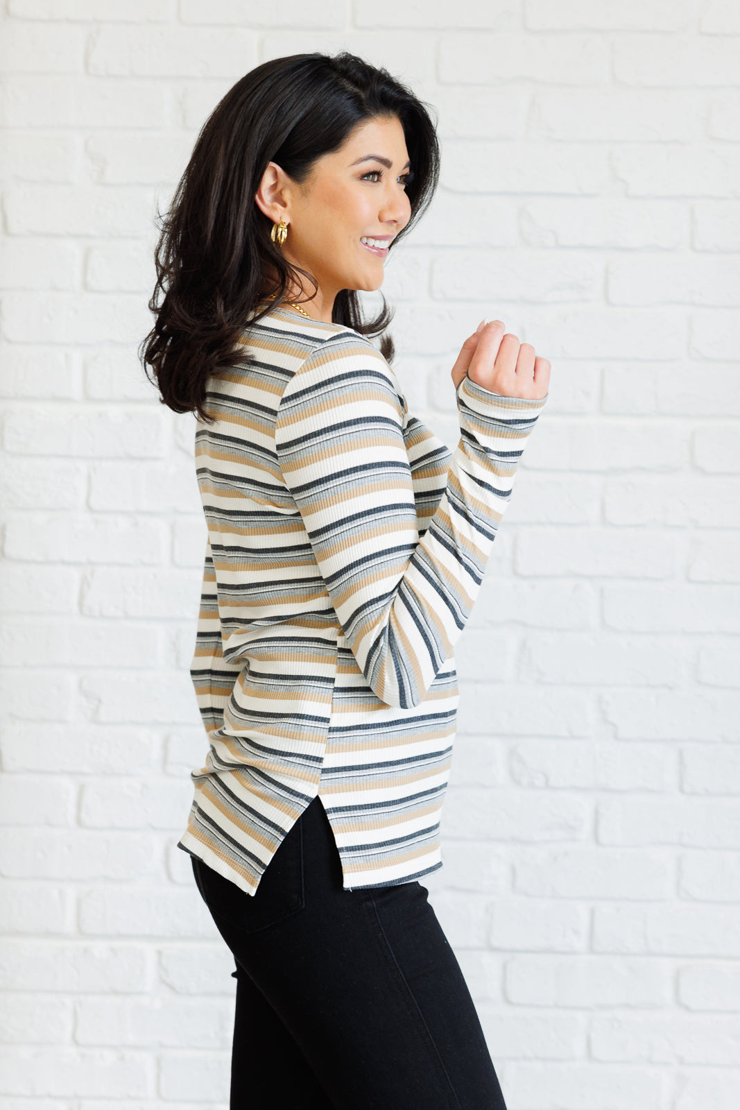 East Coast Breeze Striped Top - 11/21/2024