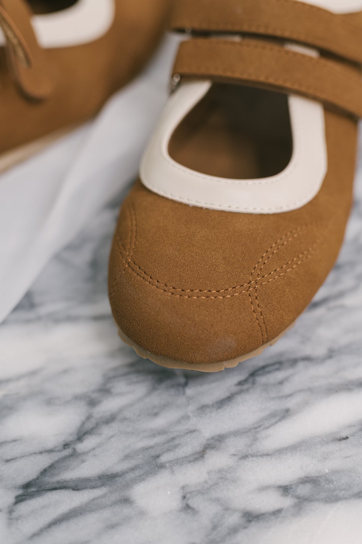 Easy Company Mixed Cognac Double Velcro Strap Sneaker - 11/13/2026