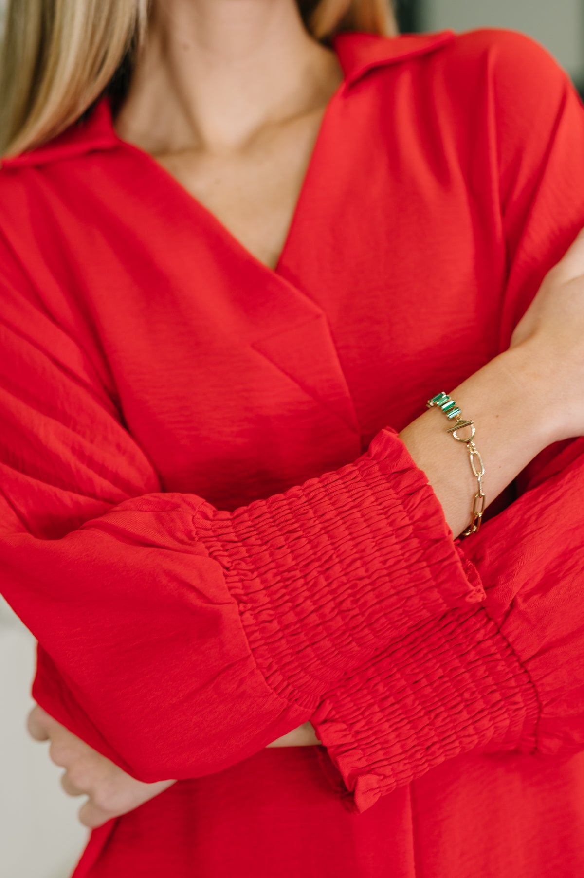 Easy Essence V-Neck Oversized Tunic Top - 1/27/2026