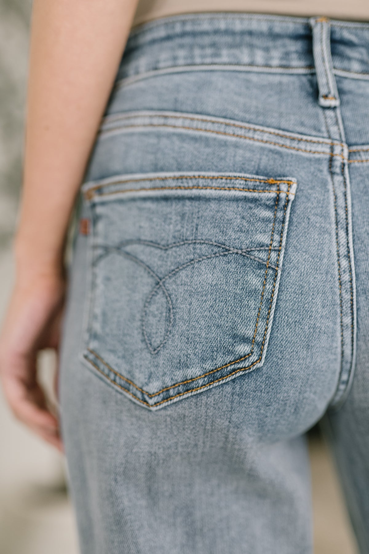 Elaine Mid Rise Boyfriend with Distress & Cuff - 2/18/2026 NEW