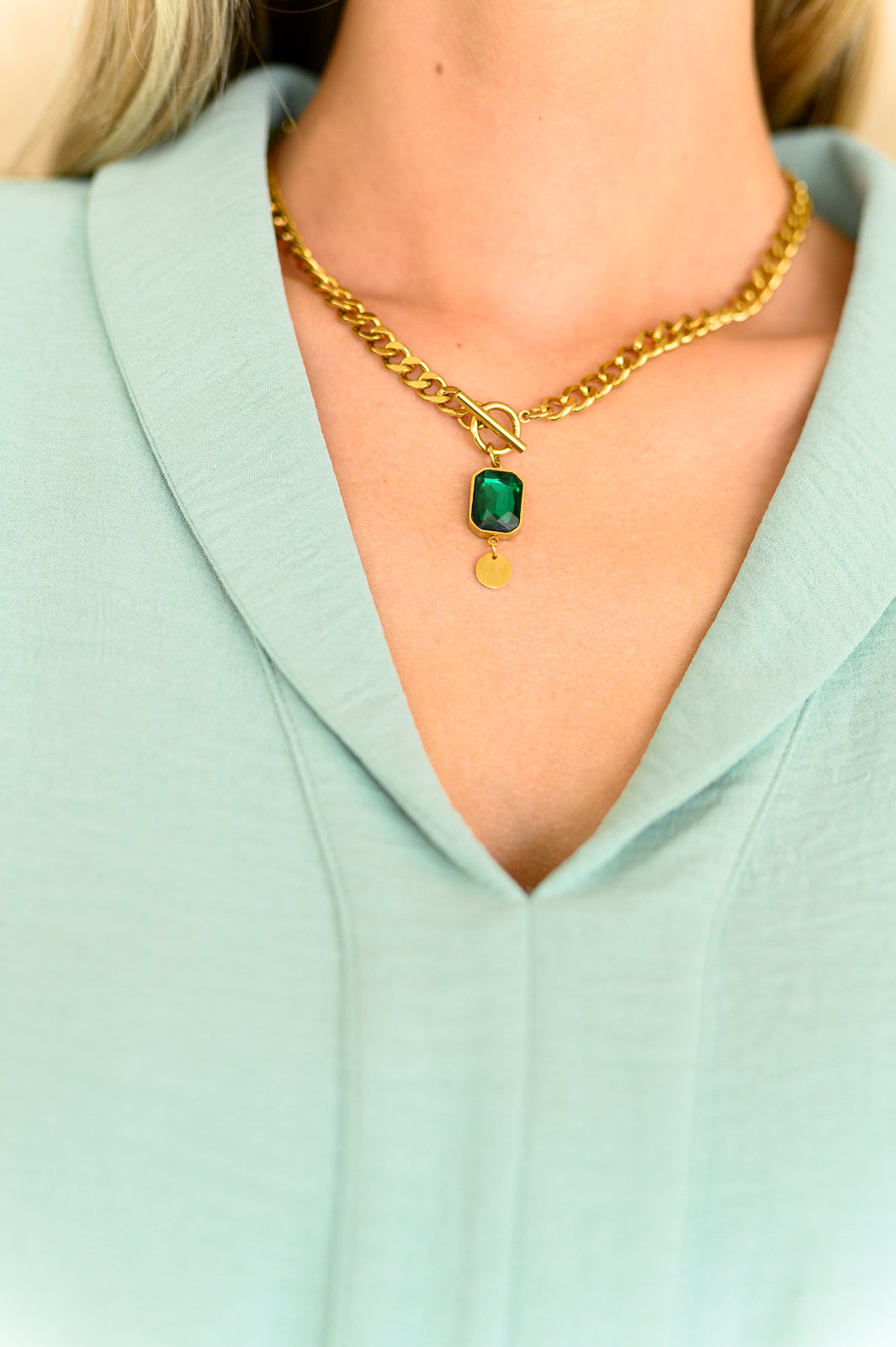 Emerald Chain Necklace - 5/30/2024