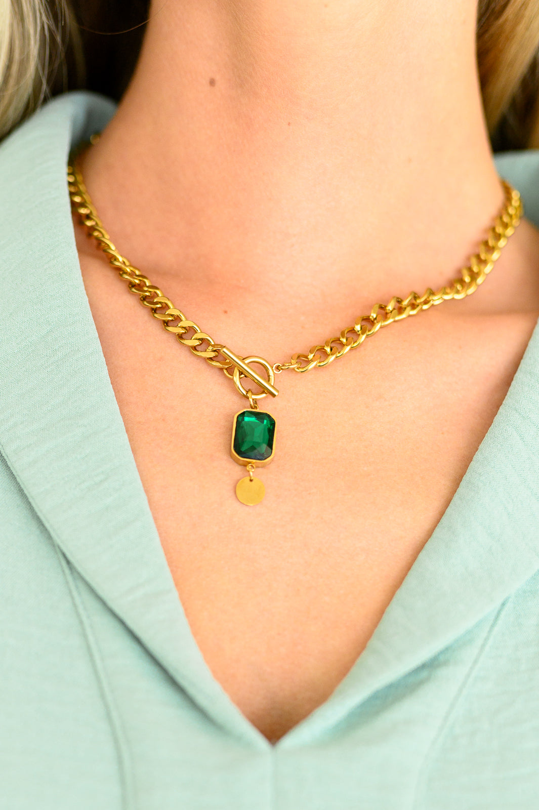 Emerald Chain Necklace - 5/30/2024