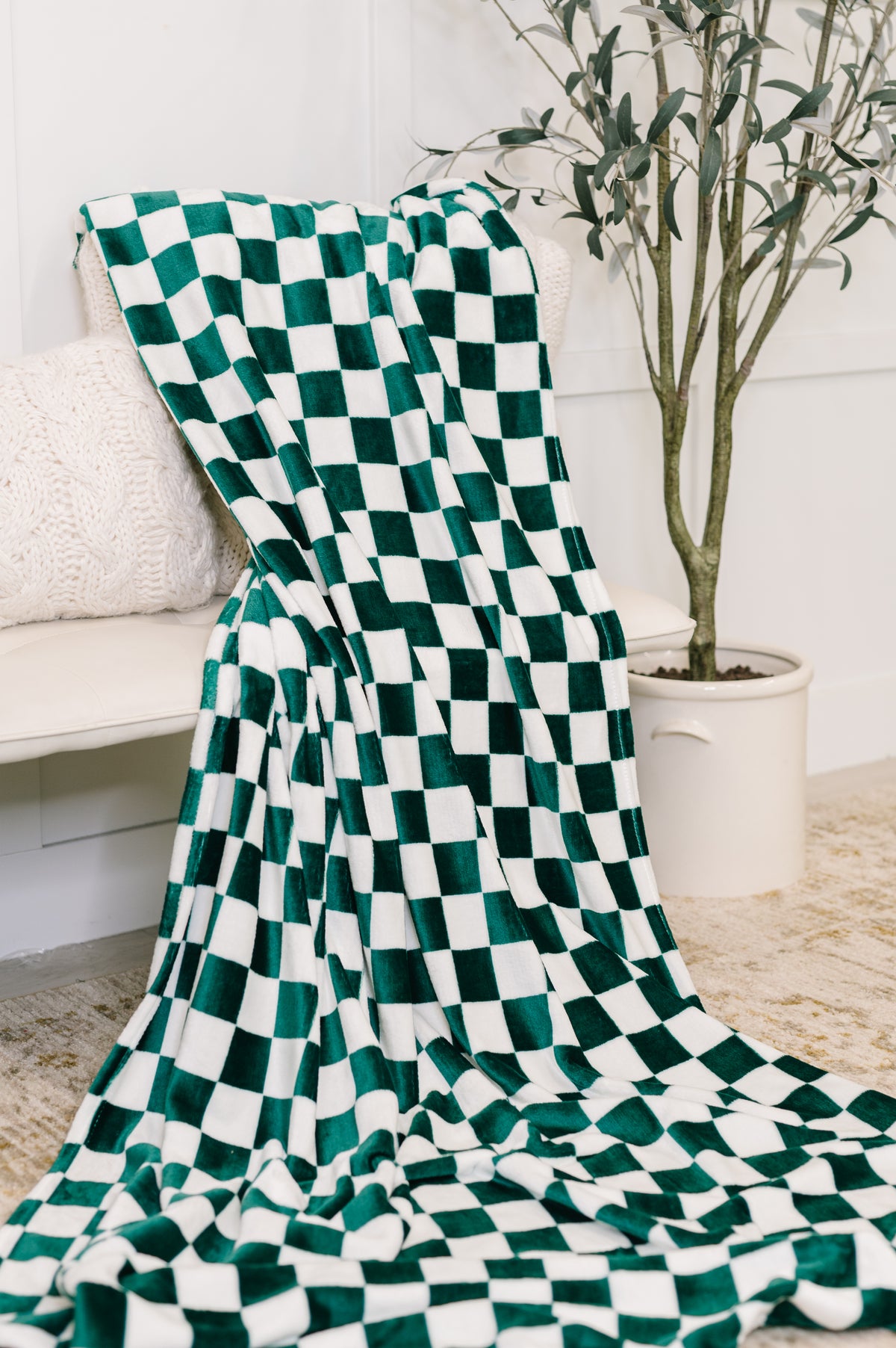 Emerald City Checkered Blanket - 12/1/2025
