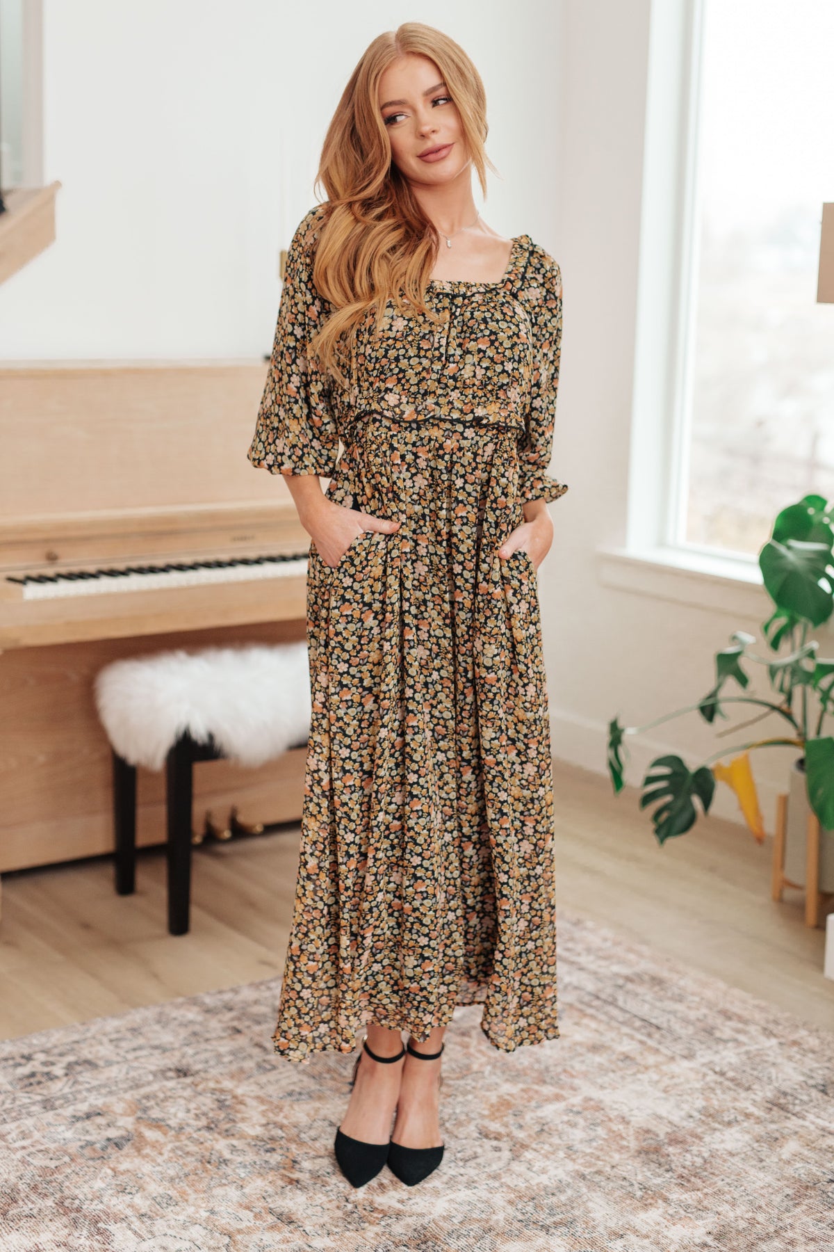 Ever So Briefly Floral Maxi Dress - 11/21/2024