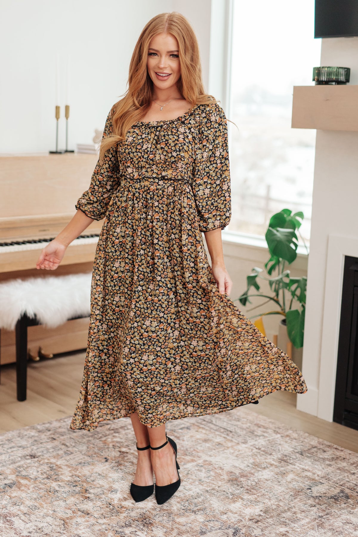 Ever So Briefly Floral Maxi Dress - 11/21/2024