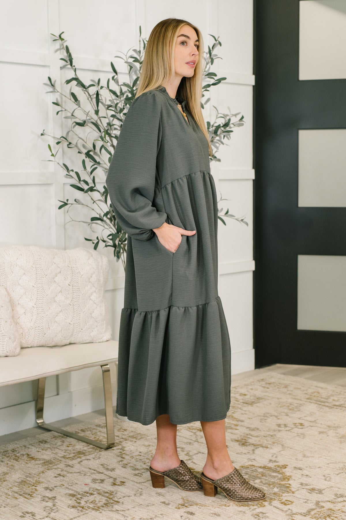 Every Single Touch V-Neck Tiered Dress - 12/9/2025