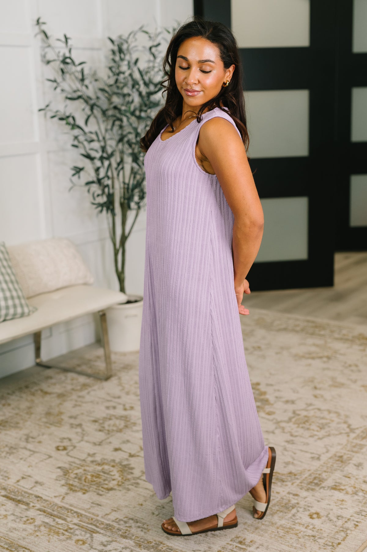 Everything She Wants Sleeveless Maxi Dress in Lavender - 5/29/2026