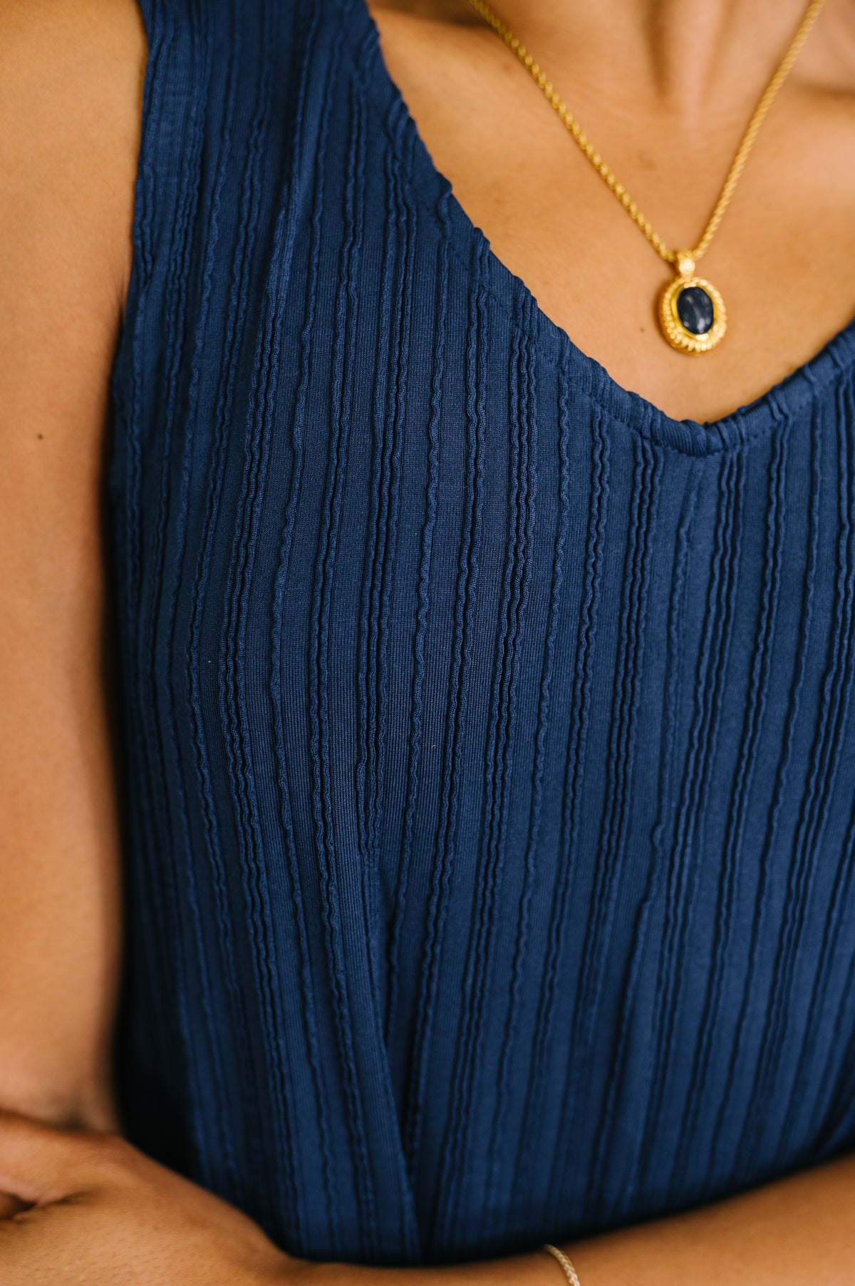 Everything She Wants Sleeveless Maxi Dress in Navy - 5/29/2026
