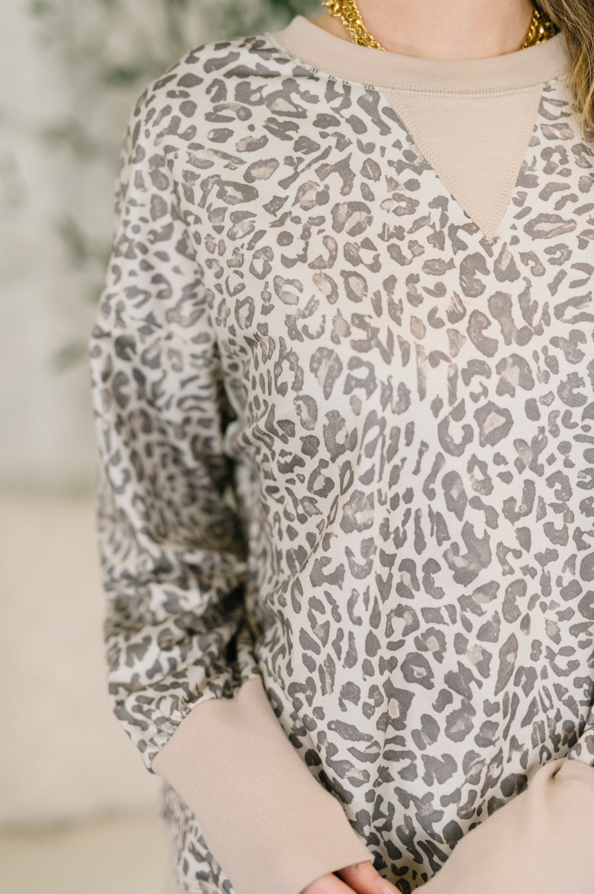 Everything You Need Patchwork Crew Neck Pullover - 3/6/2026