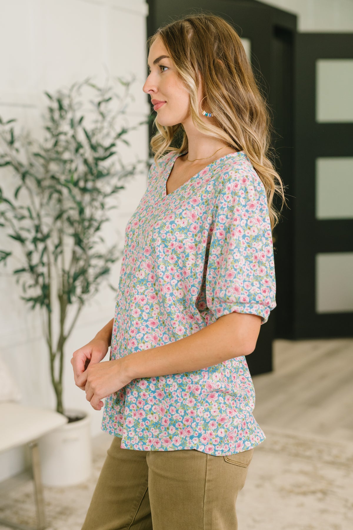 Everything in My Power Floral Puff Sleeve Blouse - 7/10/2026