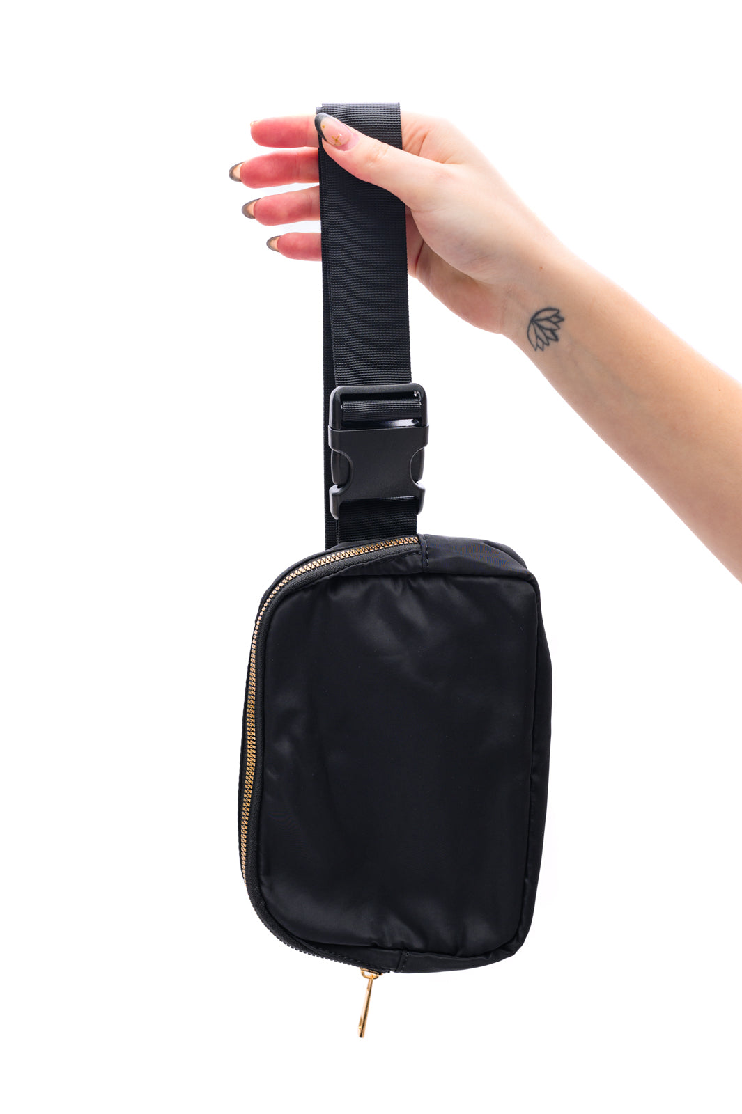 Everywhere I Go Crossbody Belt Bag in Black - 12/9/2024