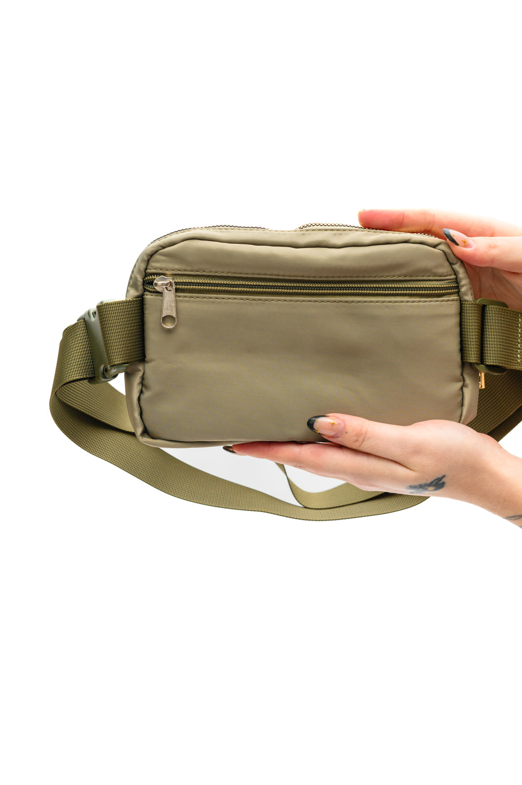 Everywhere I Go Crossbody Belt Bag in Olive - 12/9/2024