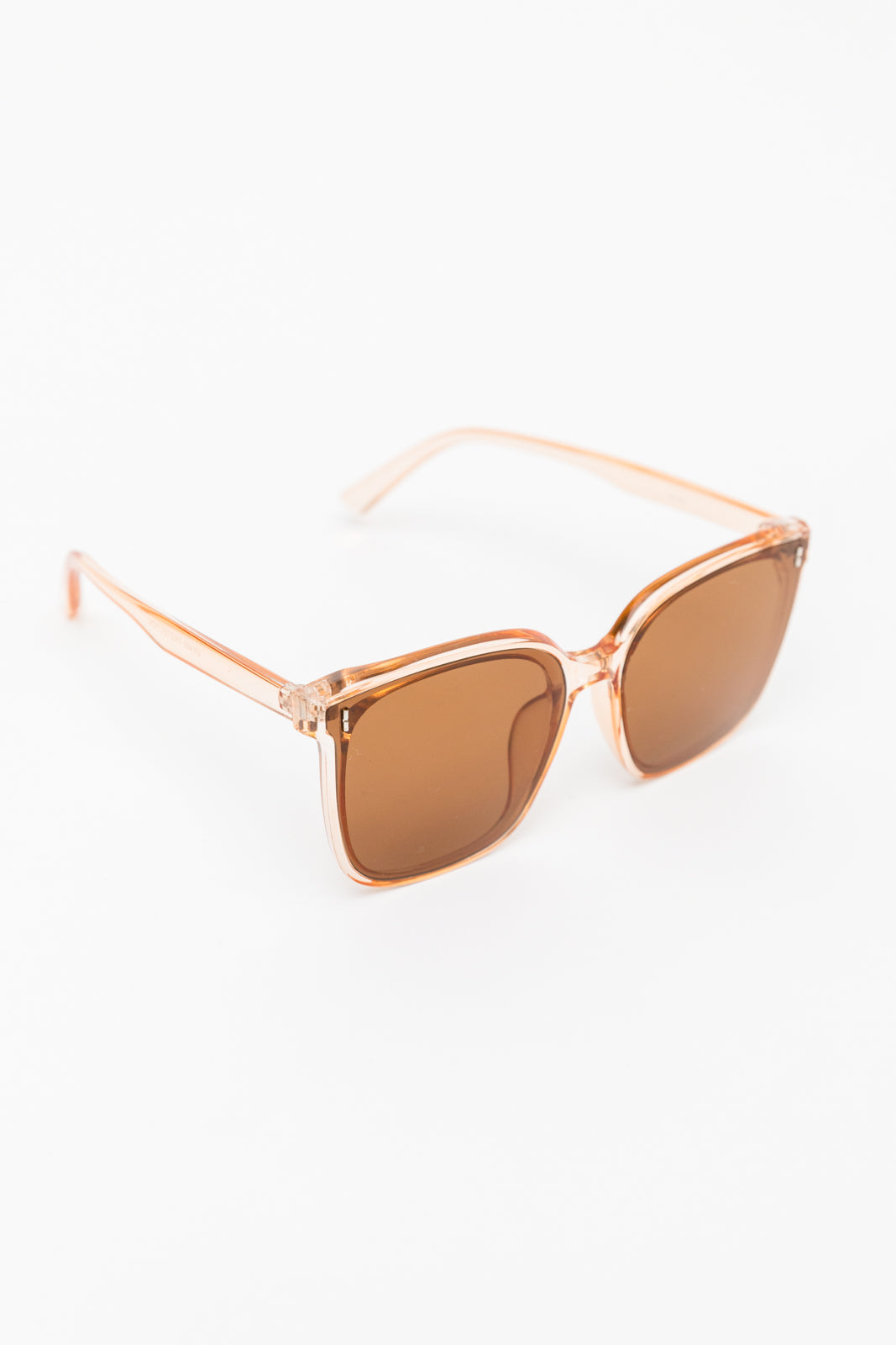 Eye On You Sunglasses in Coral Brown - 6/6/2023