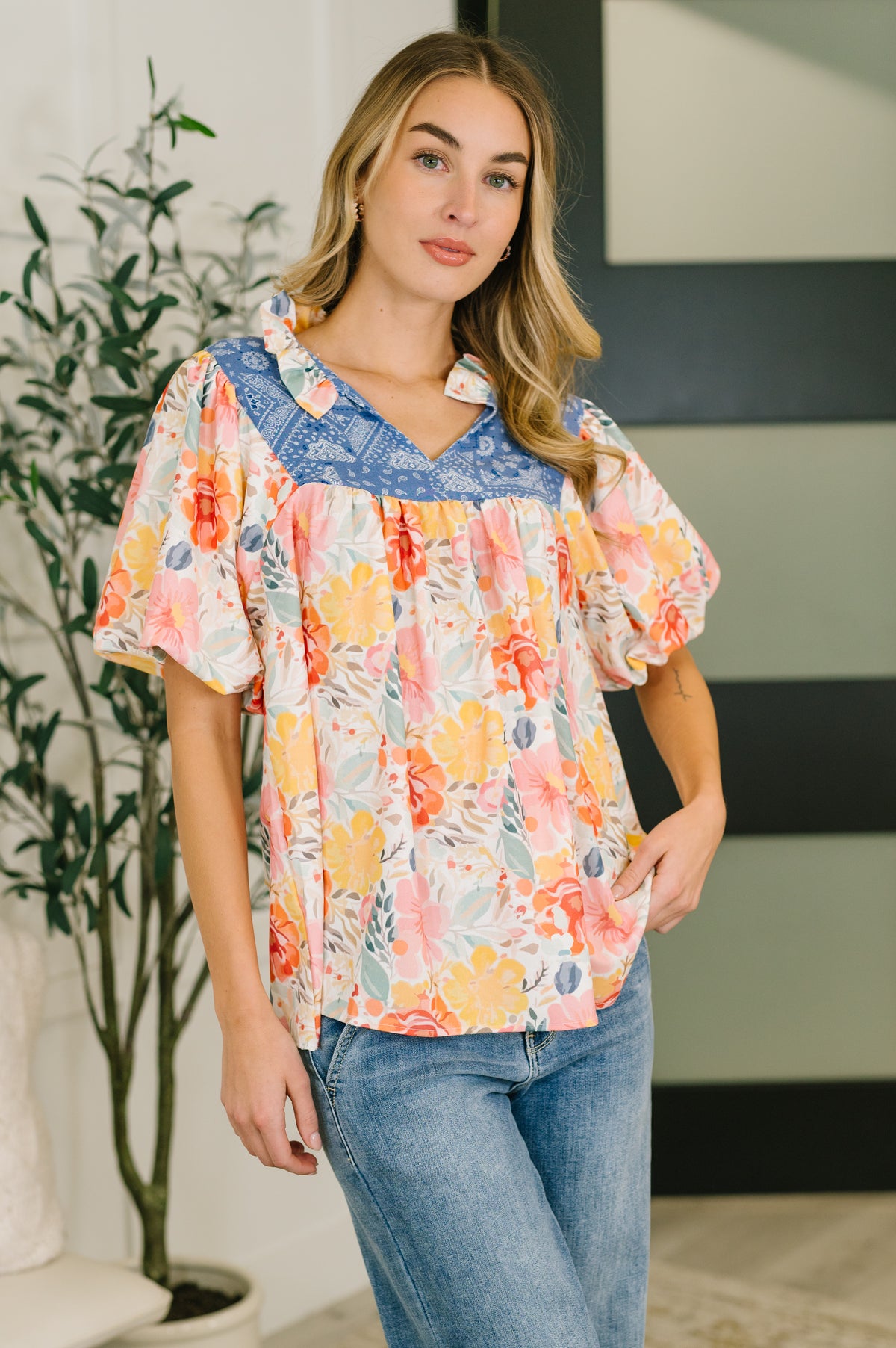 Feel The Way That I Want Balloon Sleeve Blouse - 1/20/2026