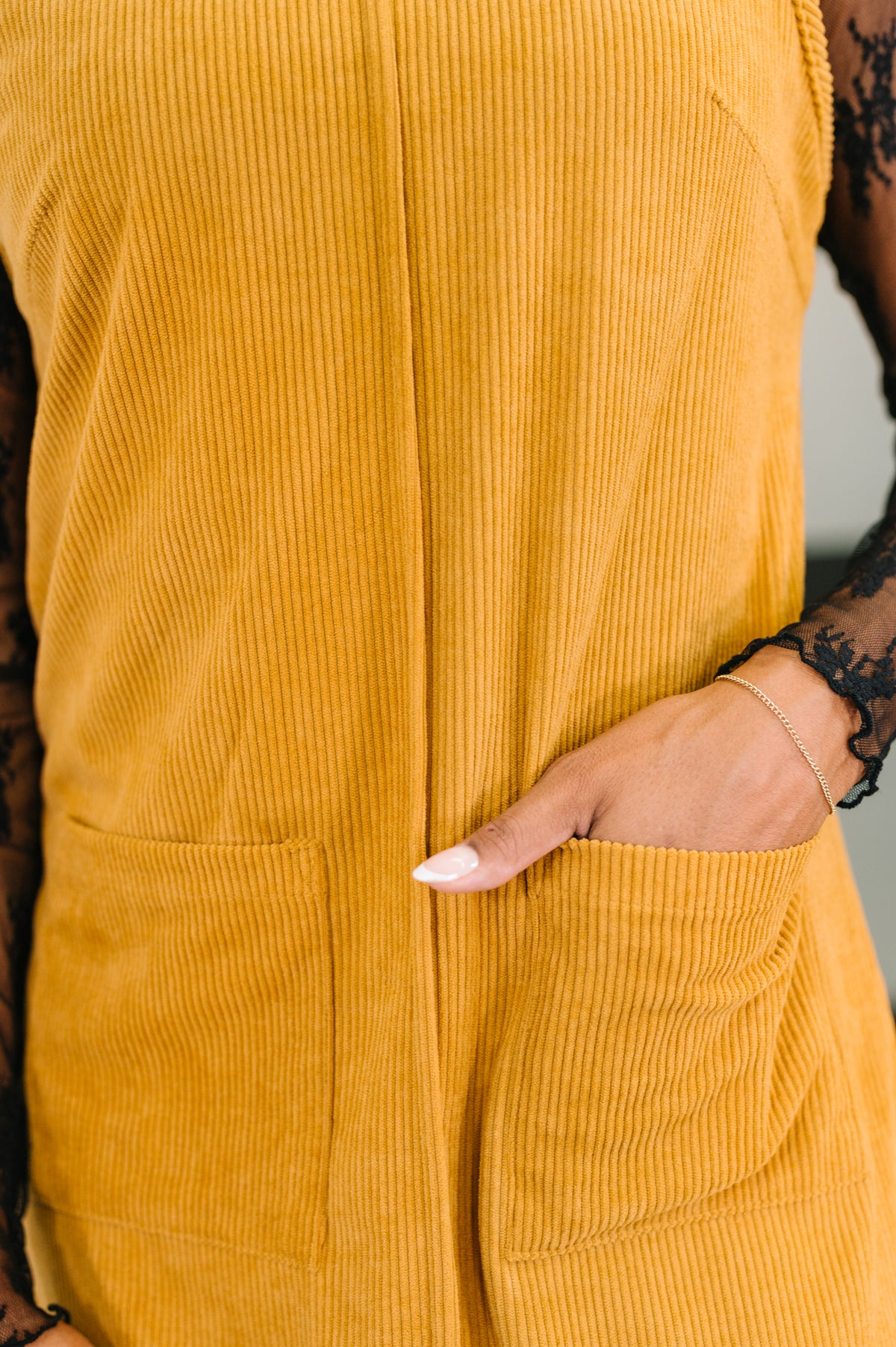 Feeling That Way Corduroy Dress - 10/24/2025