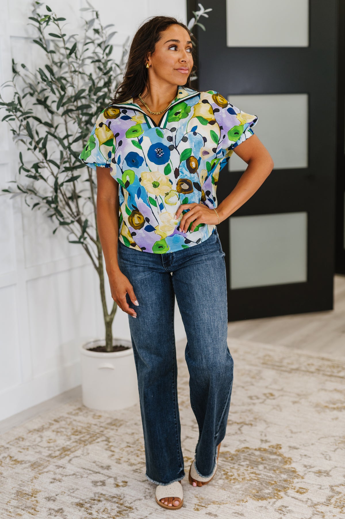 Fielding Questions Floral Top - 6/30/2025
