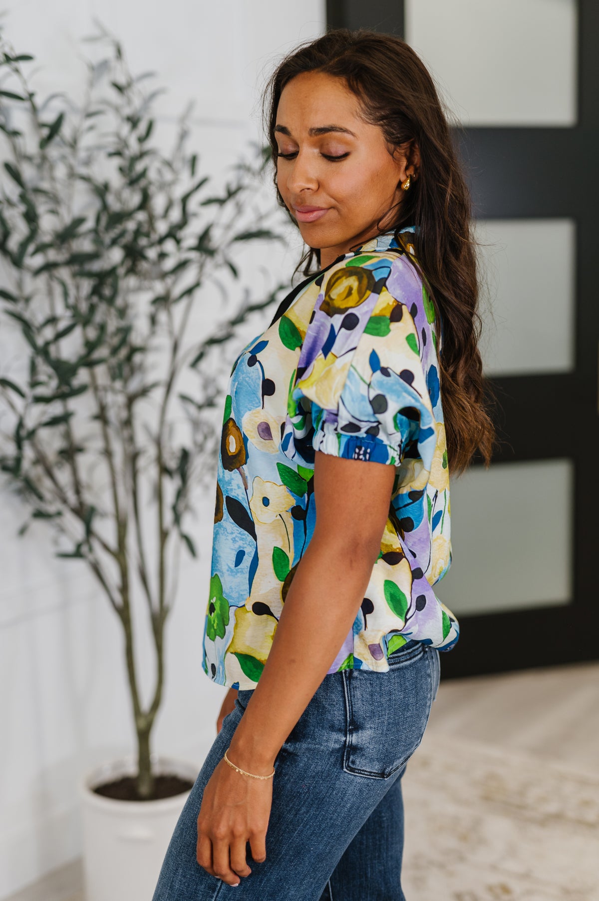 Fielding Questions Floral Top - 6/30/2025