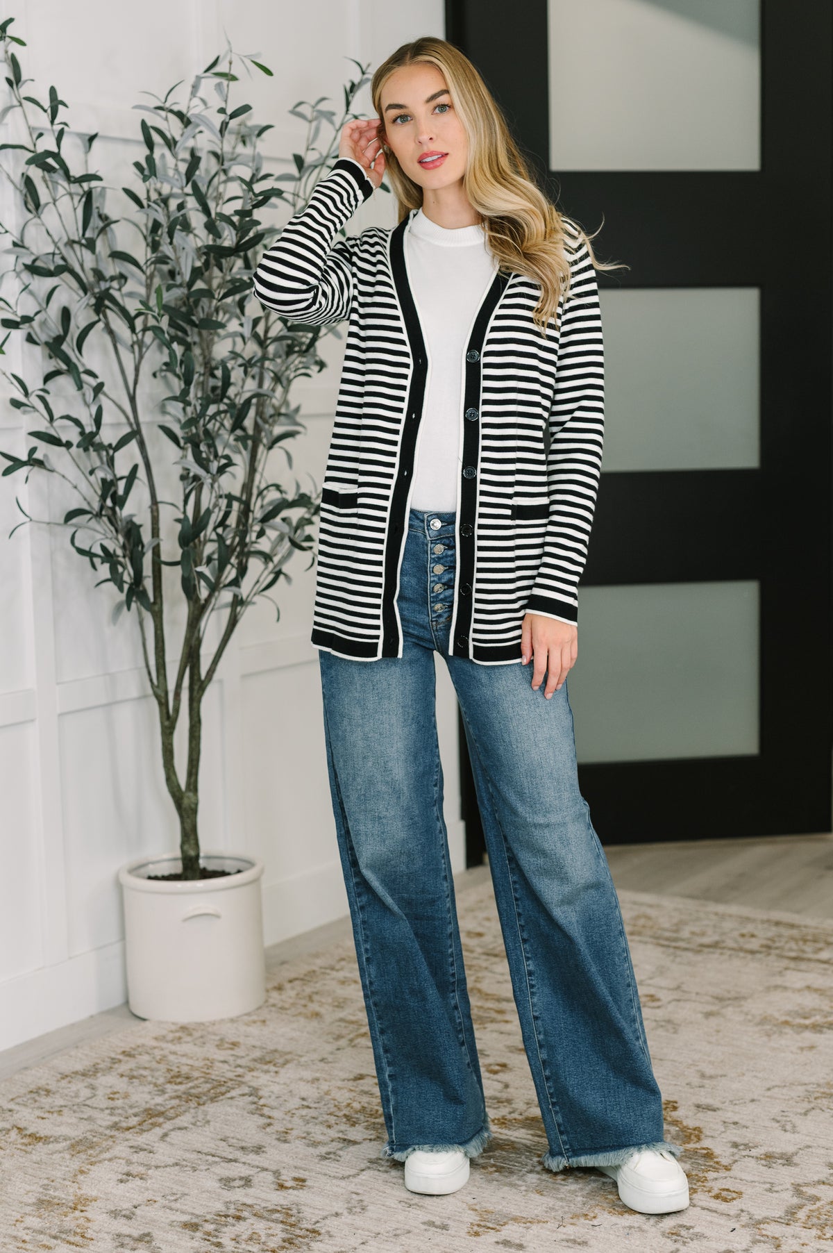 Finagle Your Way Striped Cardigan - 10/6/2025
