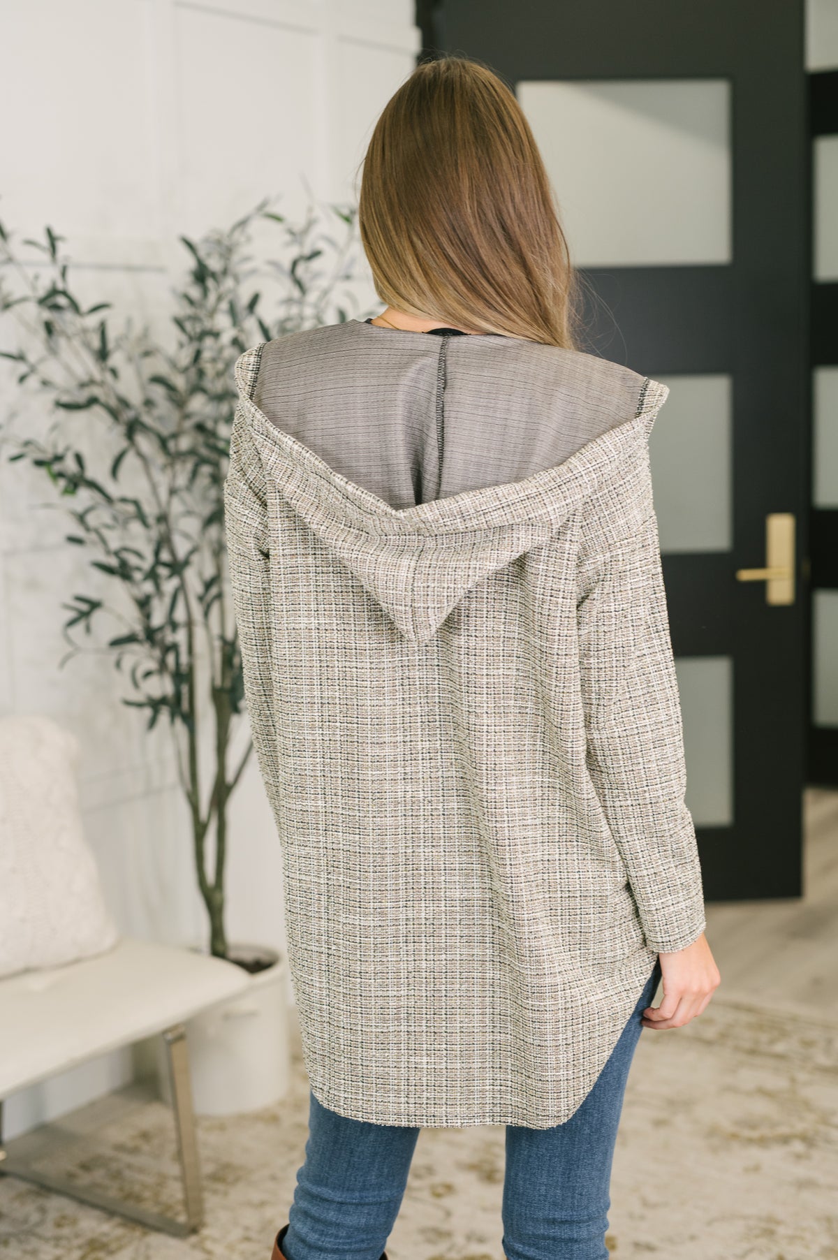 First Things First Hooded Cardigan in Neutral - 10/23/2026