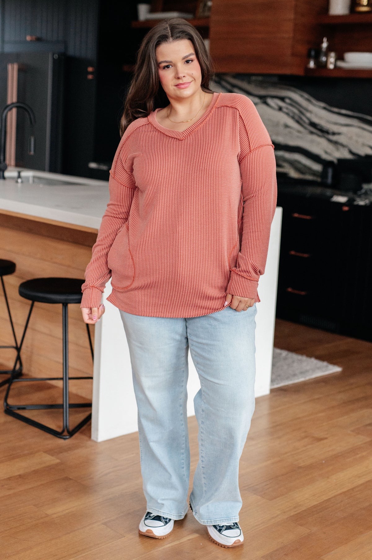 First and Foremost Rib Knit Top - 10/2/2025