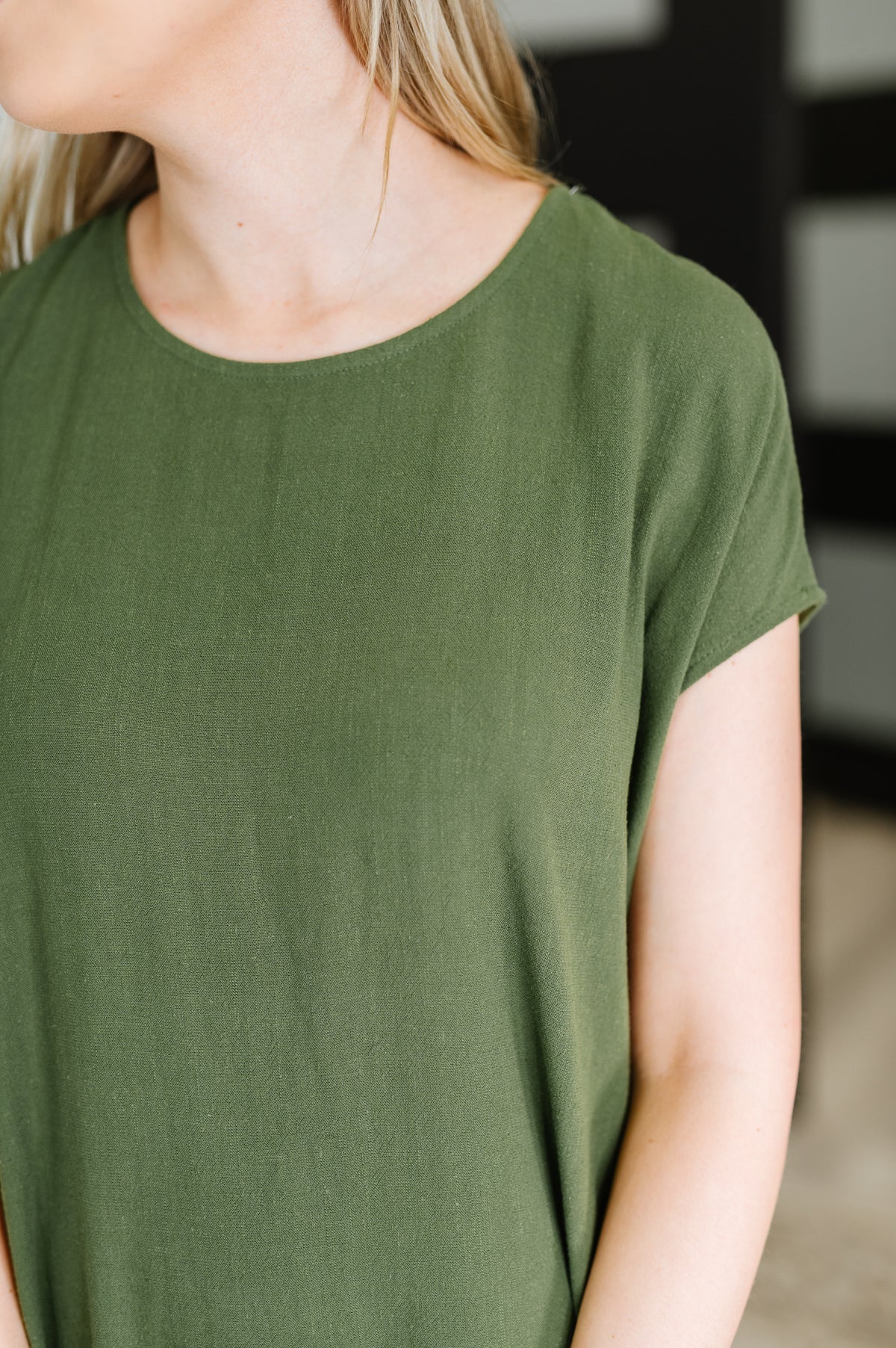 Flatter Me Later Relaxed Dress in Moss - 6/20/2025