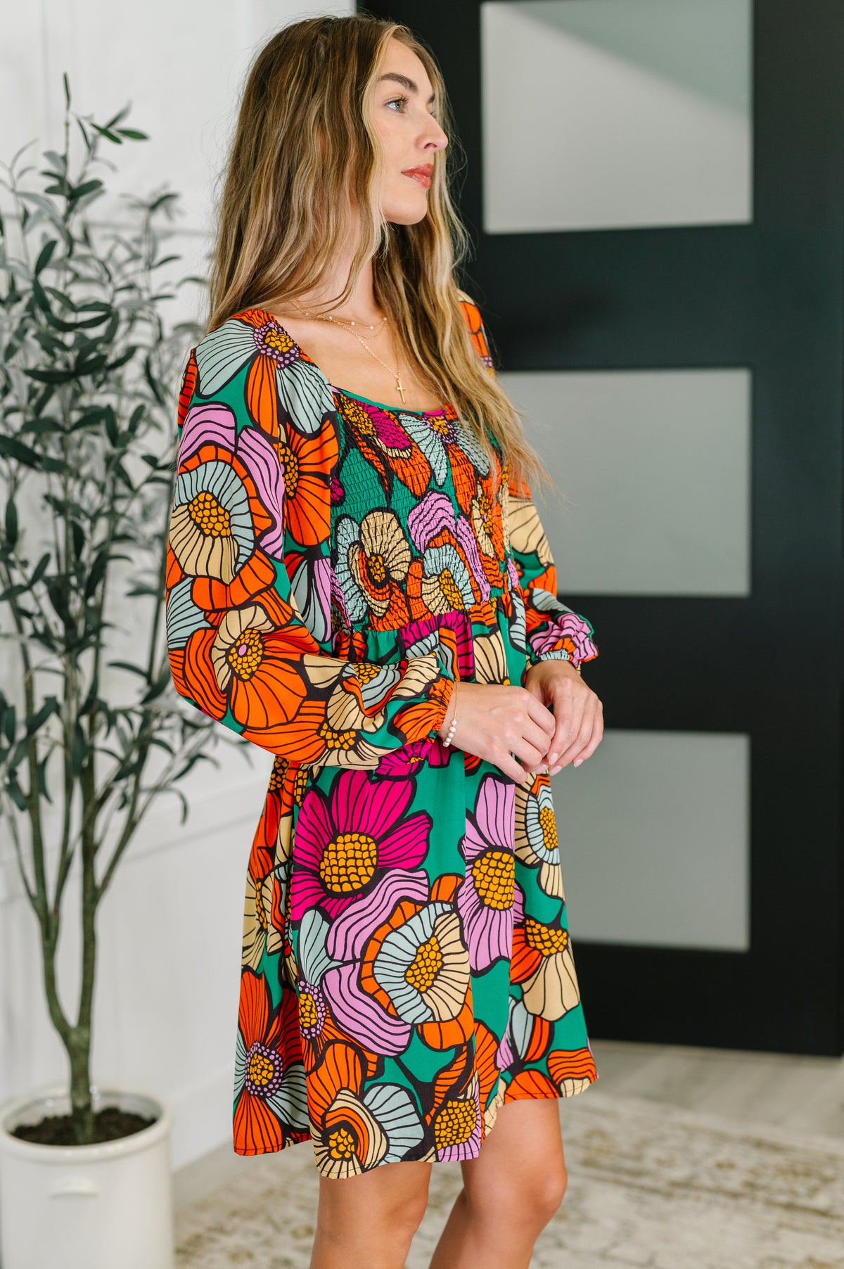 Floral Affairs Scoop Neck Dress - 8/22/2025