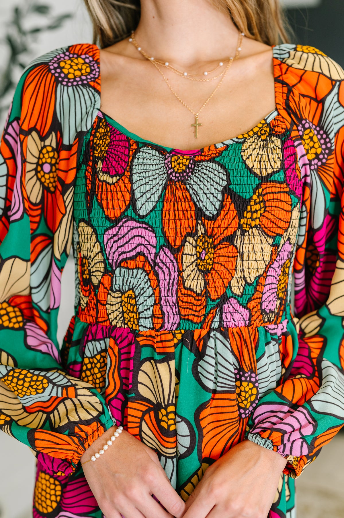 Floral Affairs Scoop Neck Dress - 8/22/2025