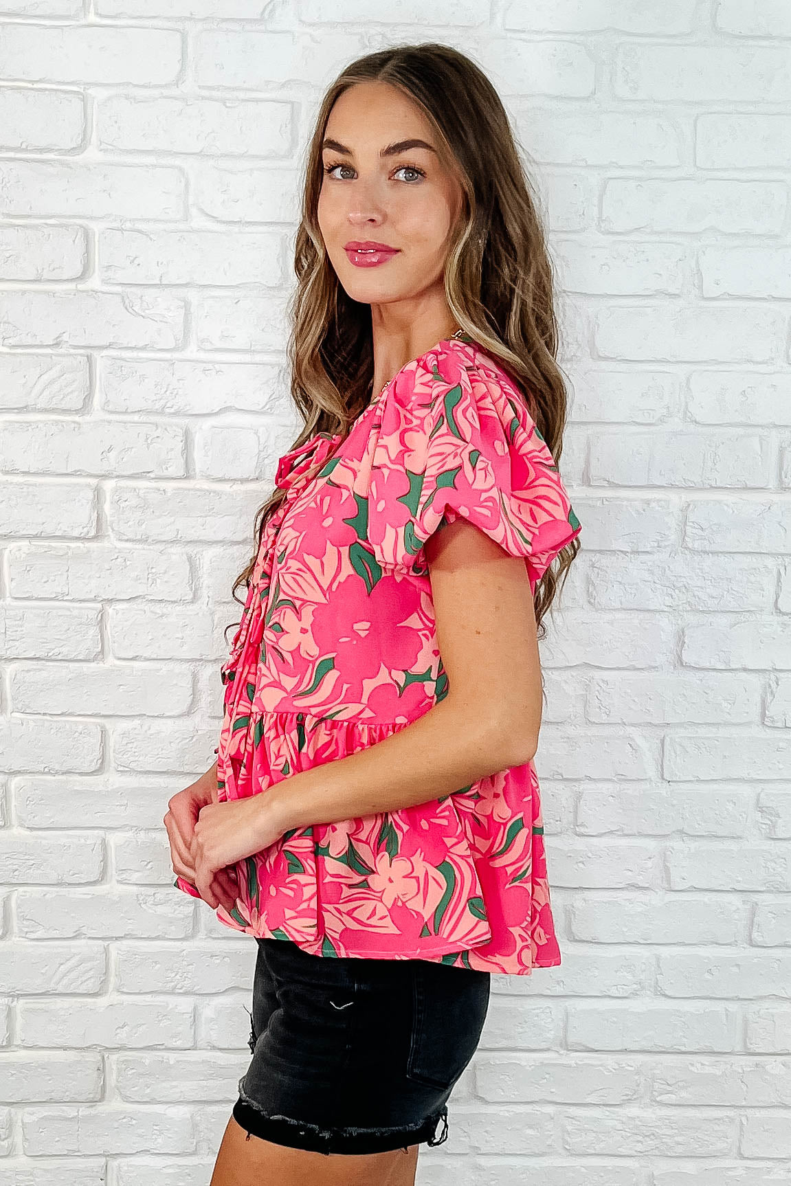 Floral Fling Puff Sleeve Blouse - 3/25/2025