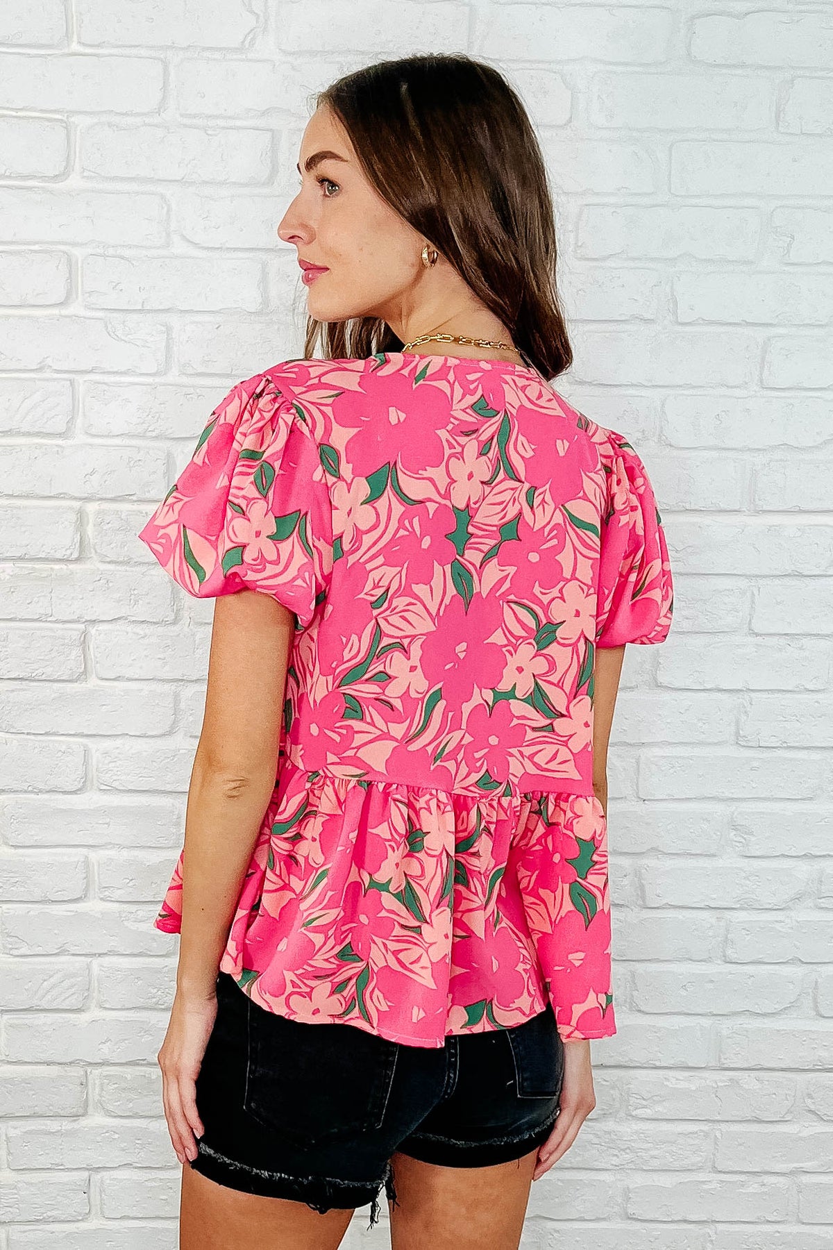 Floral Fling Puff Sleeve Blouse - 3/25/2025