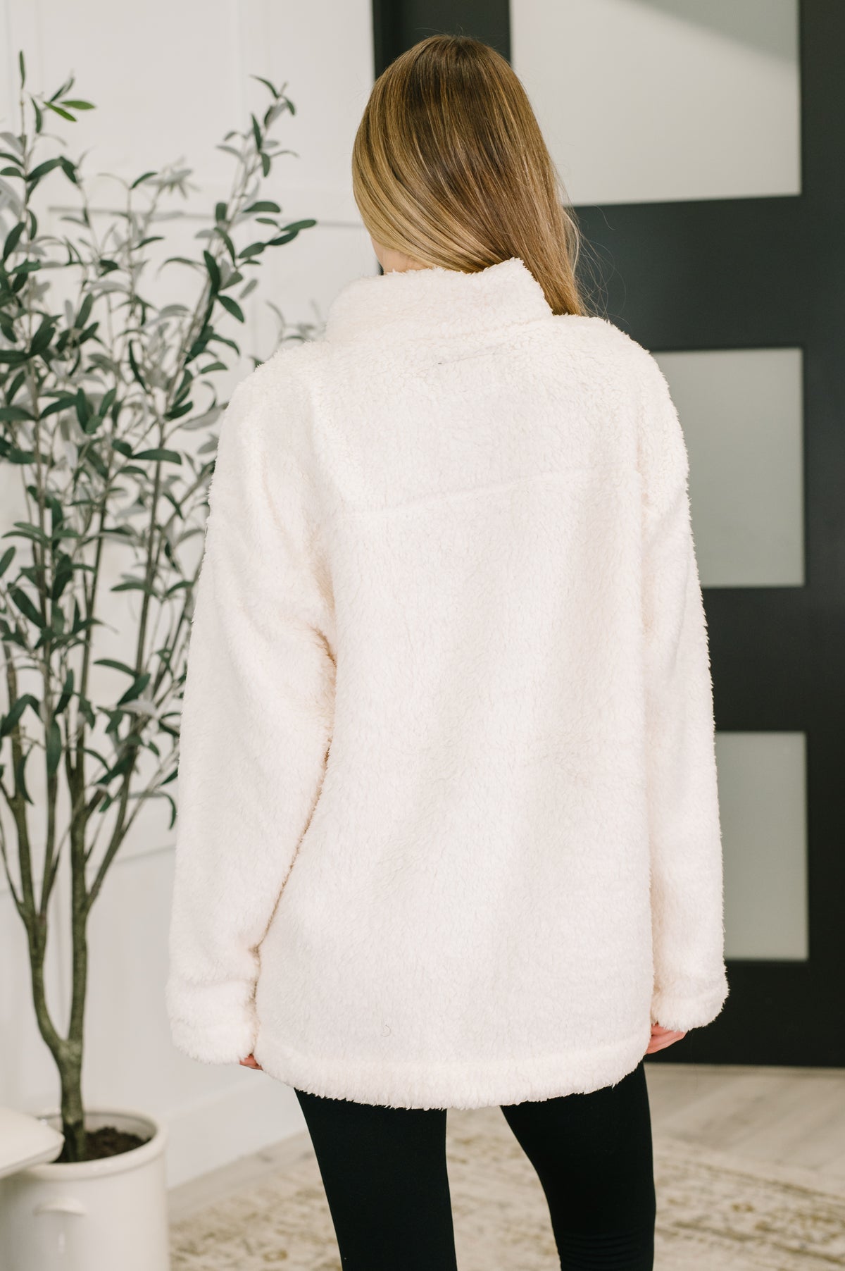 Fluffy Flurry Snap Button Pullover - 12/19/2025