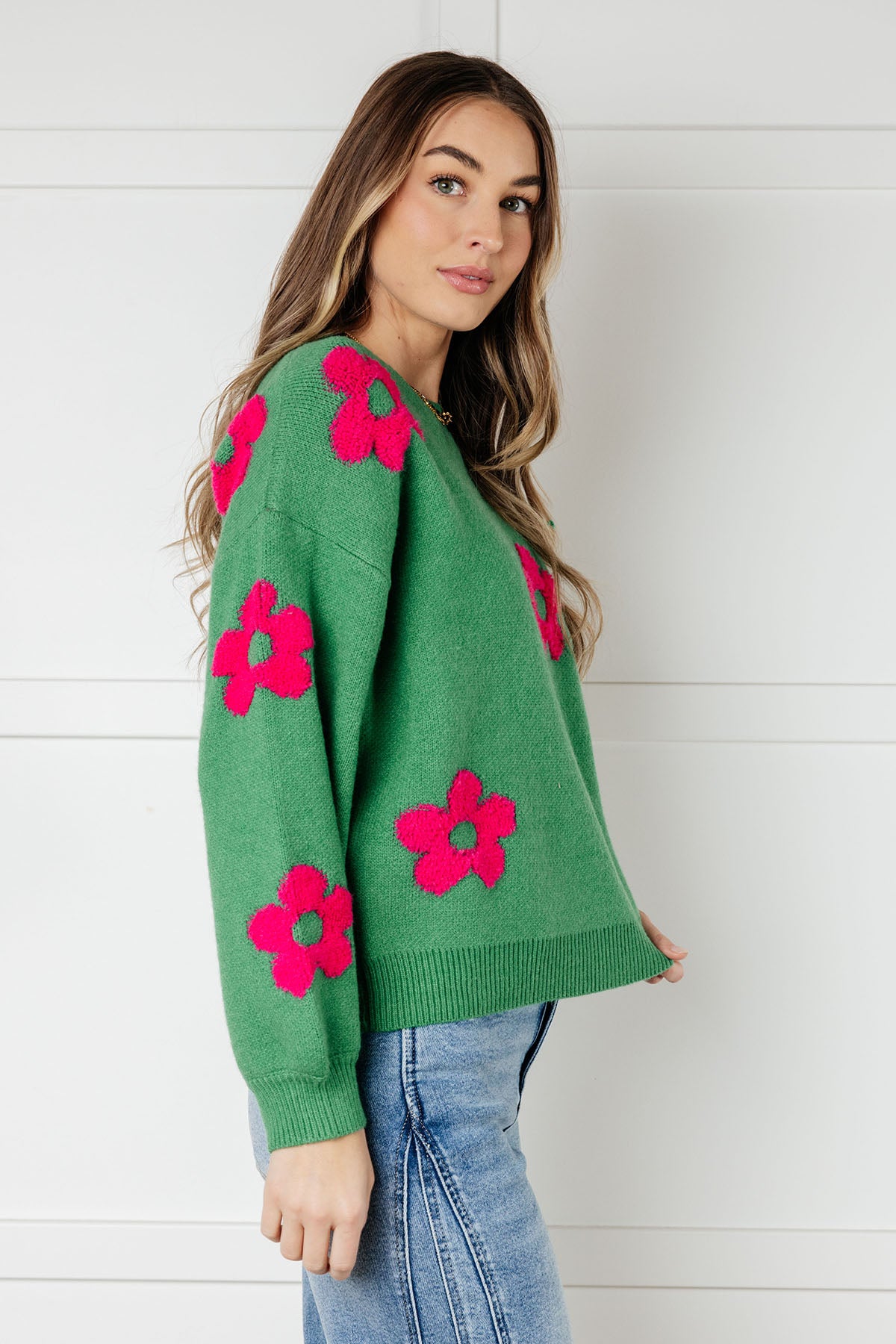 Follow Your Heart Drop Shoulder Sweater - 12/31/2024