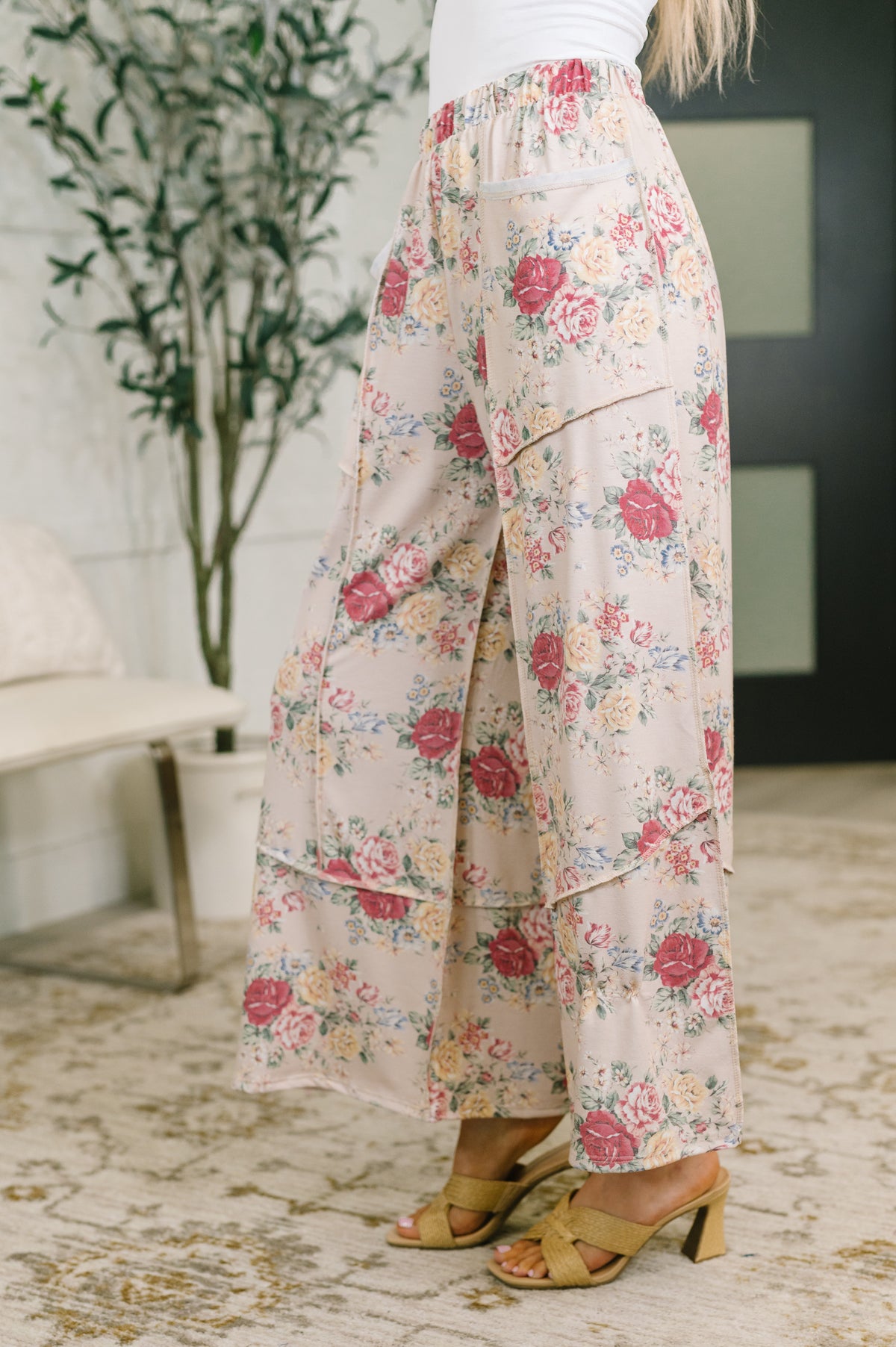 Follow the Flow Wide Leg Floral Bottoms - 8/4/2026