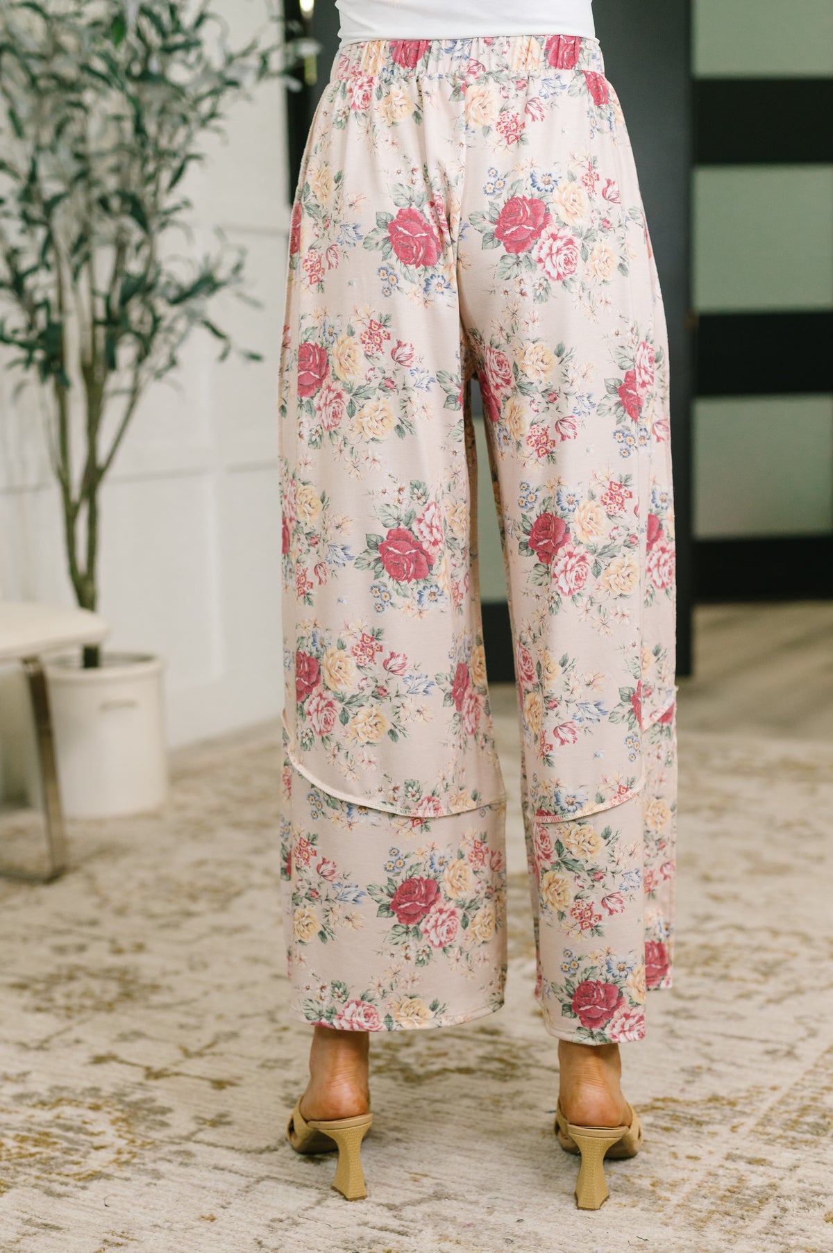 Follow the Flow Wide Leg Floral Bottoms - 8/4/2026