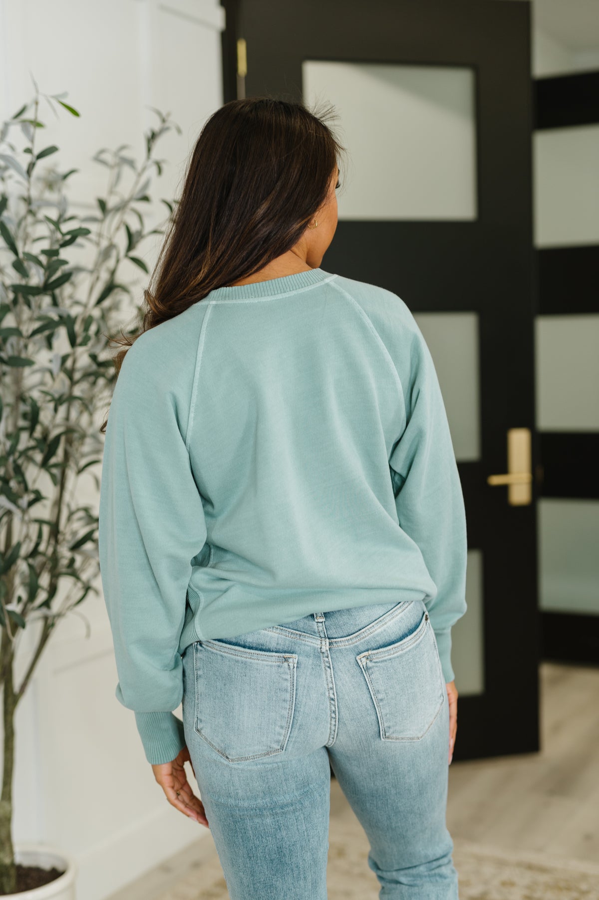 For the Experience Relaxed Pullover in Ash Blue - 9/17/2025