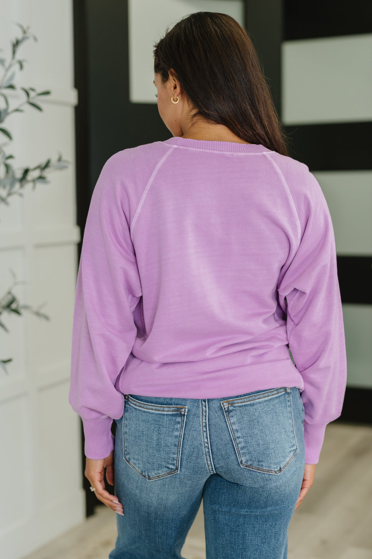 For the Experience Relaxed Pullover in Lavender - 9/17/2025
