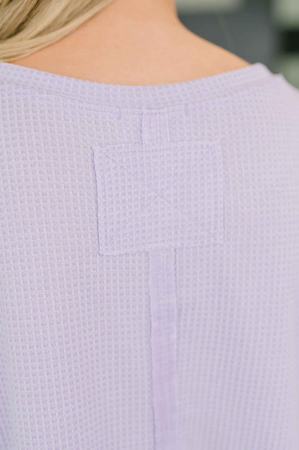 Foundation First Waffle Knit Relaxed Tee in Lilac - 6/19/2026