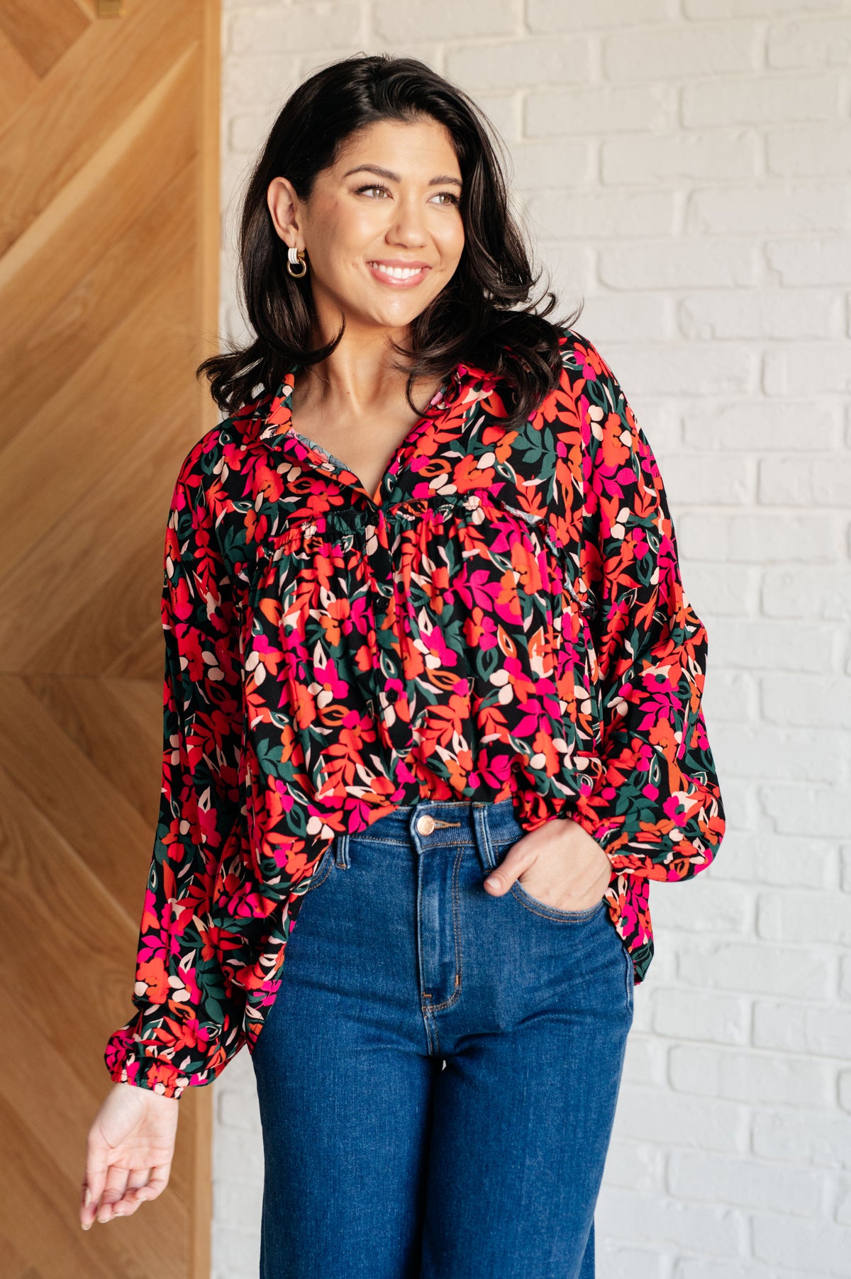 Francophile Ruffle Detail Button Up - 10/27/2025