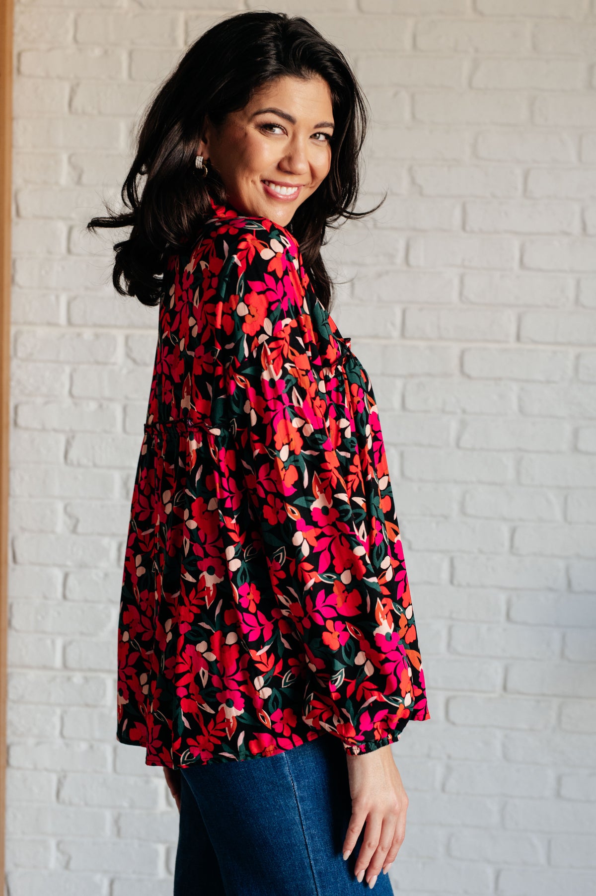 Francophile Ruffle Detail Button Up - 10/27/2025