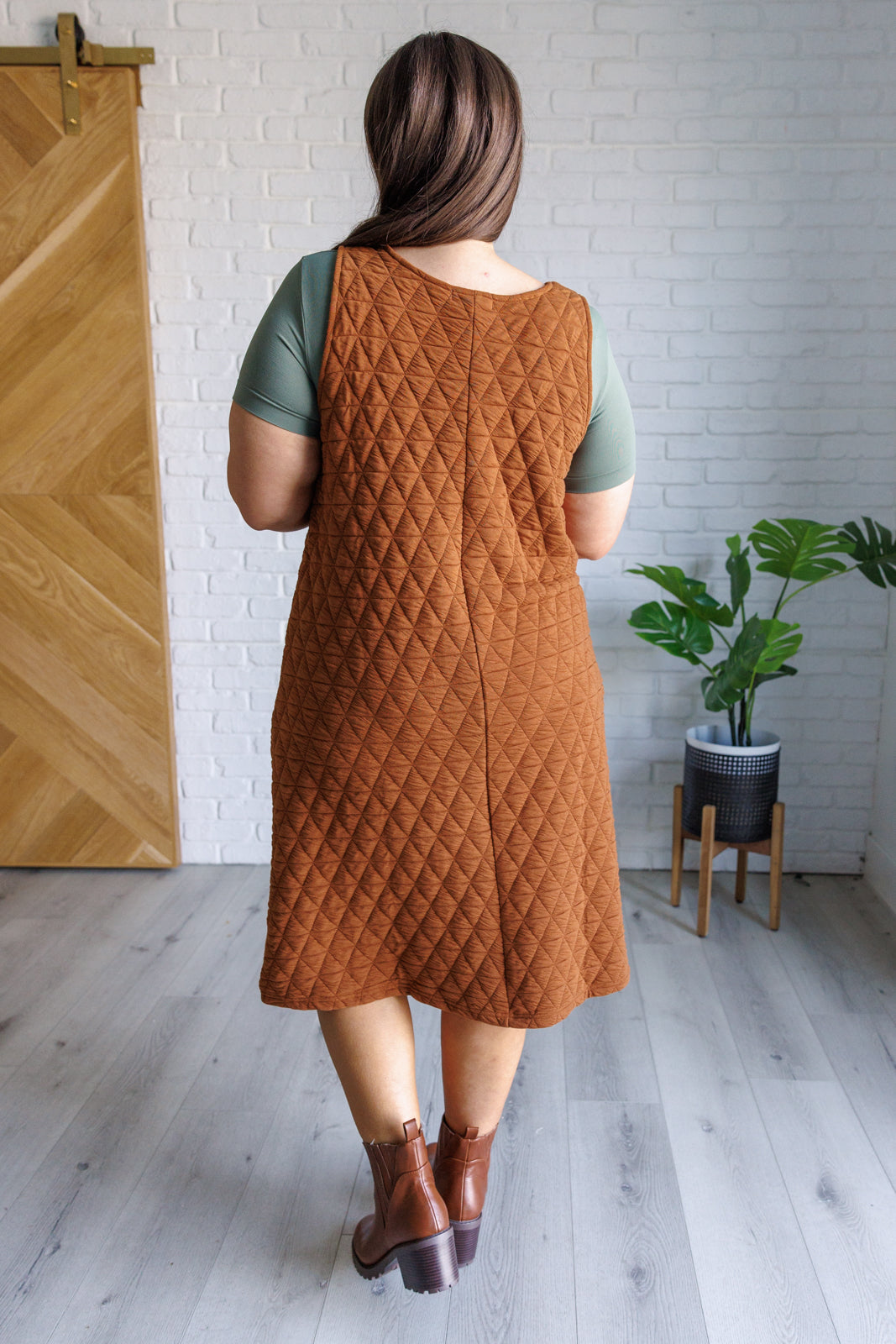 Free Falling Quilted Midi Dress - 9/18/2025